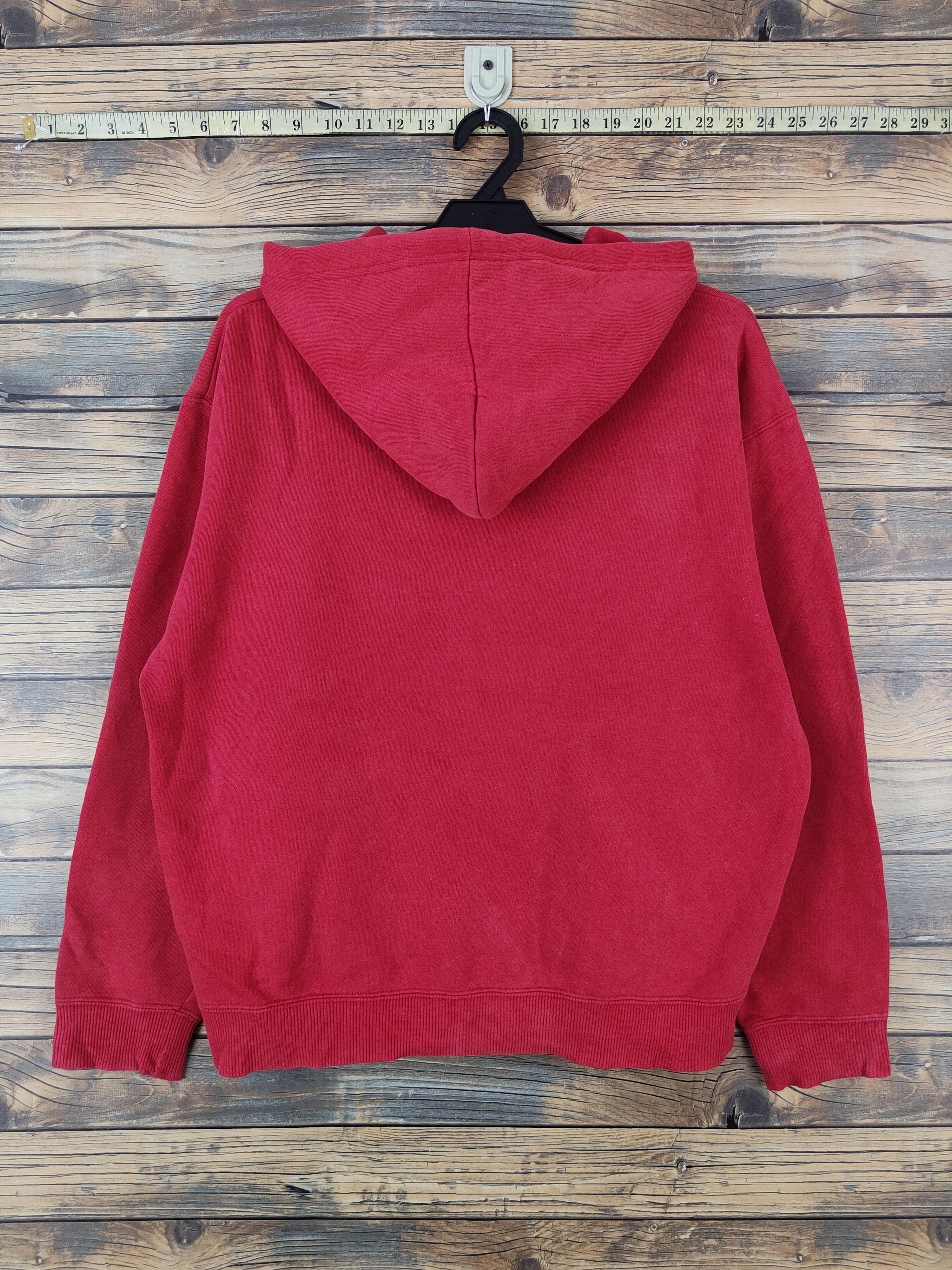 Hang Ten × Japanese Brand × Vintage Hang Ten japan vintage Red Hoodie Sweatshirts #W1129 Size US M / EU 48-50 / 2 - 9 Thumbnail