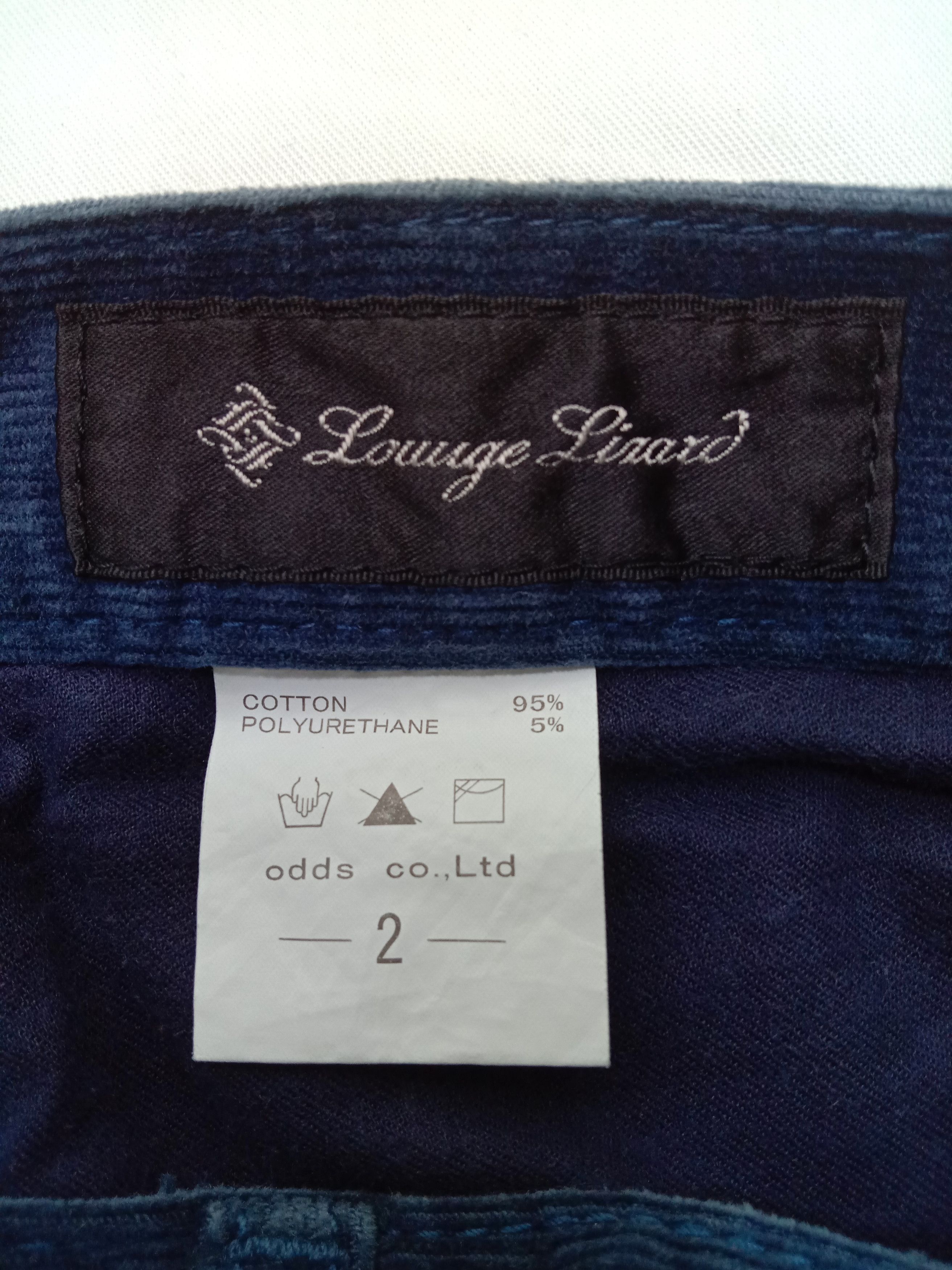 Lounge Lizard Vintage Lounge Lizard Slim Cut Leg Zipper Corduroy Pants Size US 30 / EU 46 - 12 Thumbnail