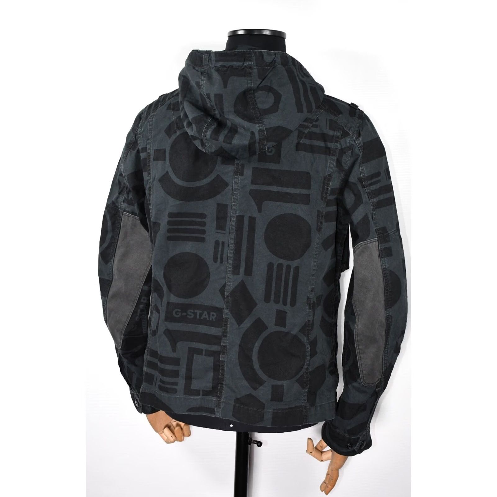 G-Star G-Star RAW UTILITY HDD JACKET M Gray Canvas Hooded Jacket Mens Regular Size M Size US M / EU 48-50 / 2 - 2 Thumbnail