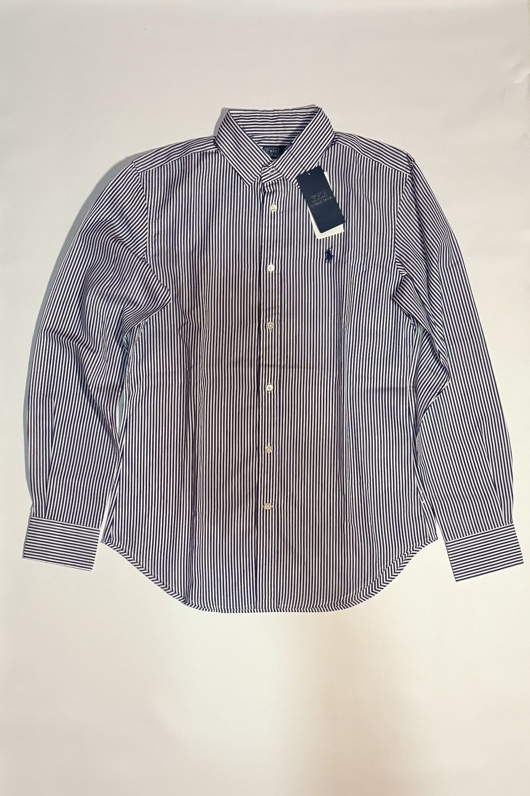 Polo Ralph Lauren Stripe Shirt Ralph Lauren Navy Brand New With Tag Size S / US 4 / IT 40 - 5 Thumbnail