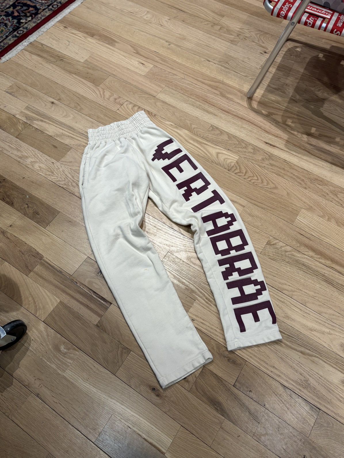 Vertabrae Vertebrae Beige Sweatpants Size Small Size US 30 / EU 46 - 1 Thumbnail