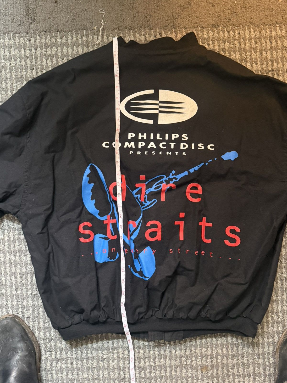 Band Tees 1991 Dire Straits Vintage Bomber Tour Jacket Size US L / EU 52-54 / 3 - 3 Thumbnail