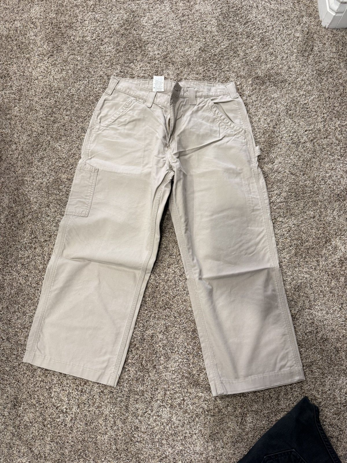 Carhartt Carhartt Tan Work Pants 36x30 Size US 36 / EU 52 - 1 Thumbnail