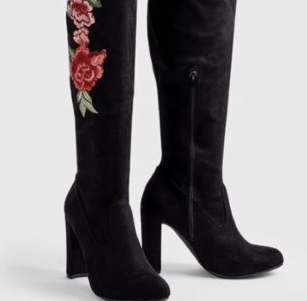Steve Madden Steve Madden Embroidered Over The Knee Boots Size US 6.5 / IT 36.5 - 3 Thumbnail
