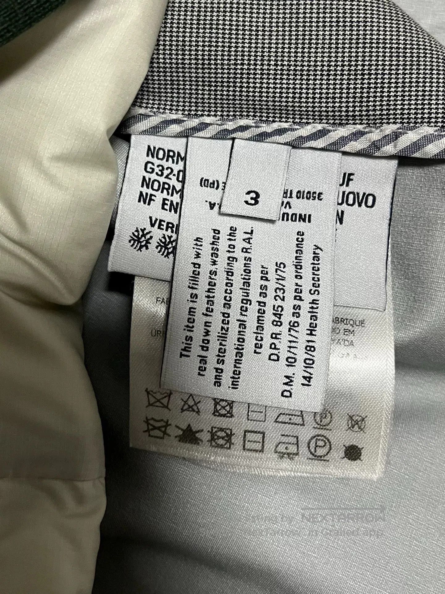 Moncler Gamme Bleu Moncler Gamme Bleu x Thom Browne Down Coat. Size US L / EU 52-54 / 3 - 8 Thumbnail