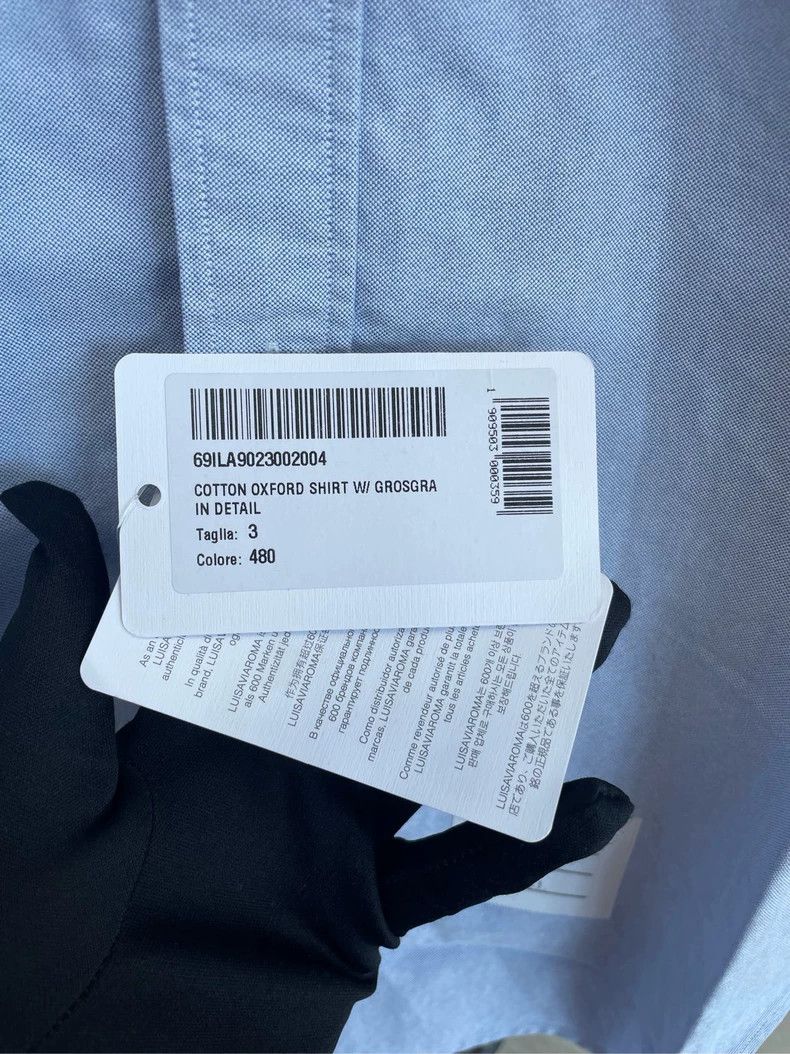 Thom Browne Thom Browne Size 3Short sleeve oxford cloth basic all-match Size US L / EU 52-54 / 3 - 5 Thumbnail