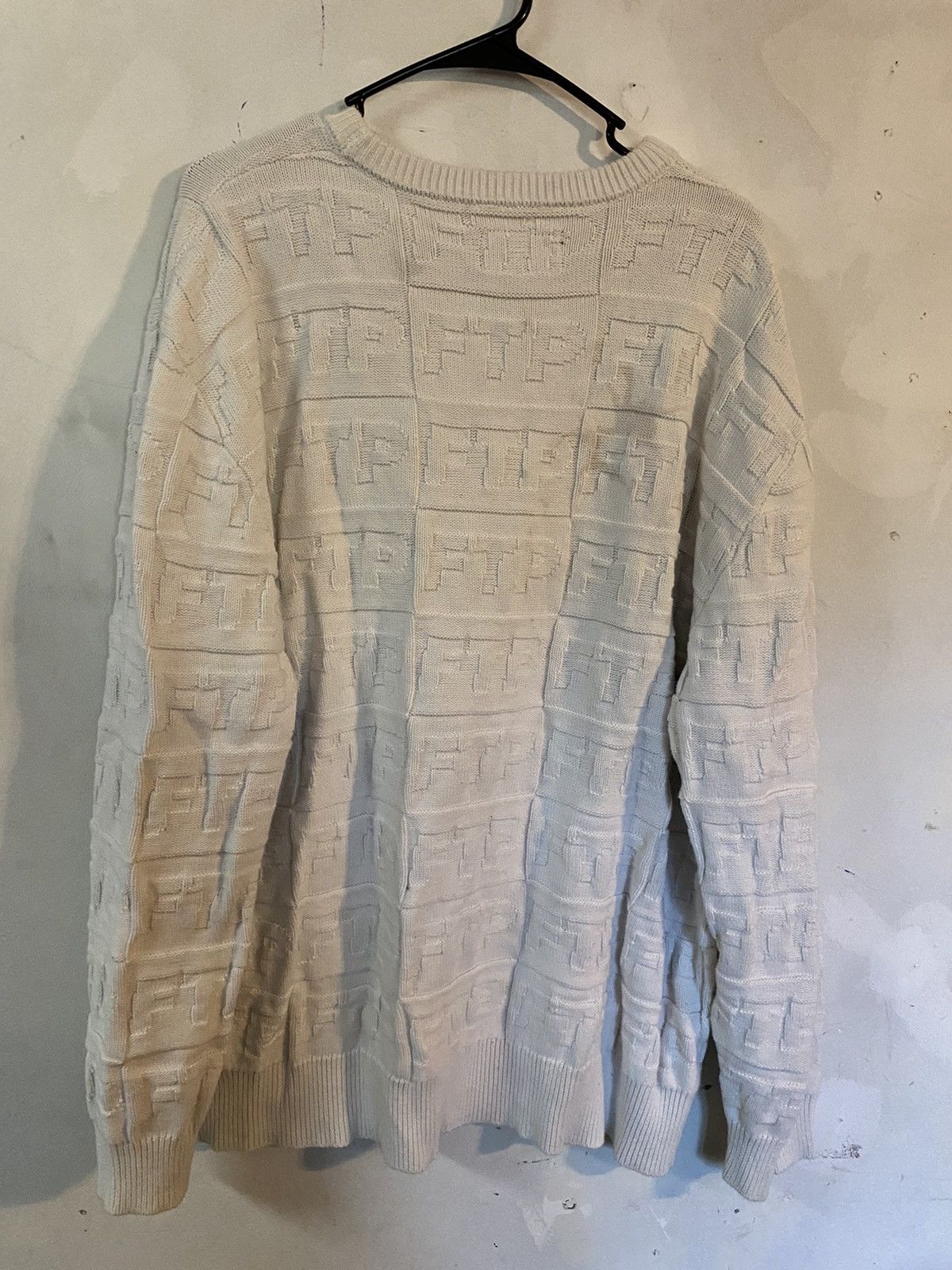 Fuck The Population FTP All Over Print Knit Embossed Sweater Size US XL / EU 56 / 4 - 2 Thumbnail