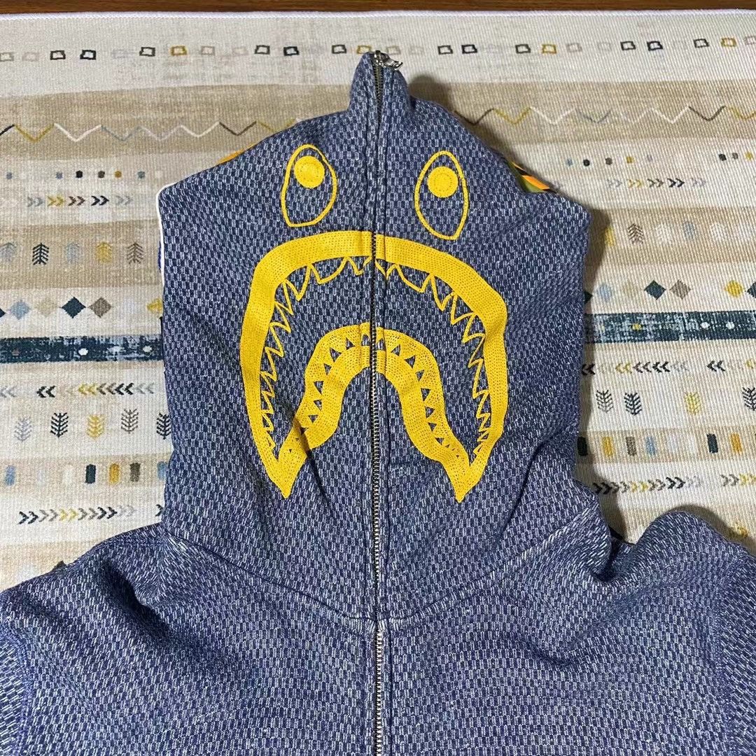Bape BAPE SHARK FULL ZIP HOODIE Size US XL / EU 56 / 4 - 2 Thumbnail