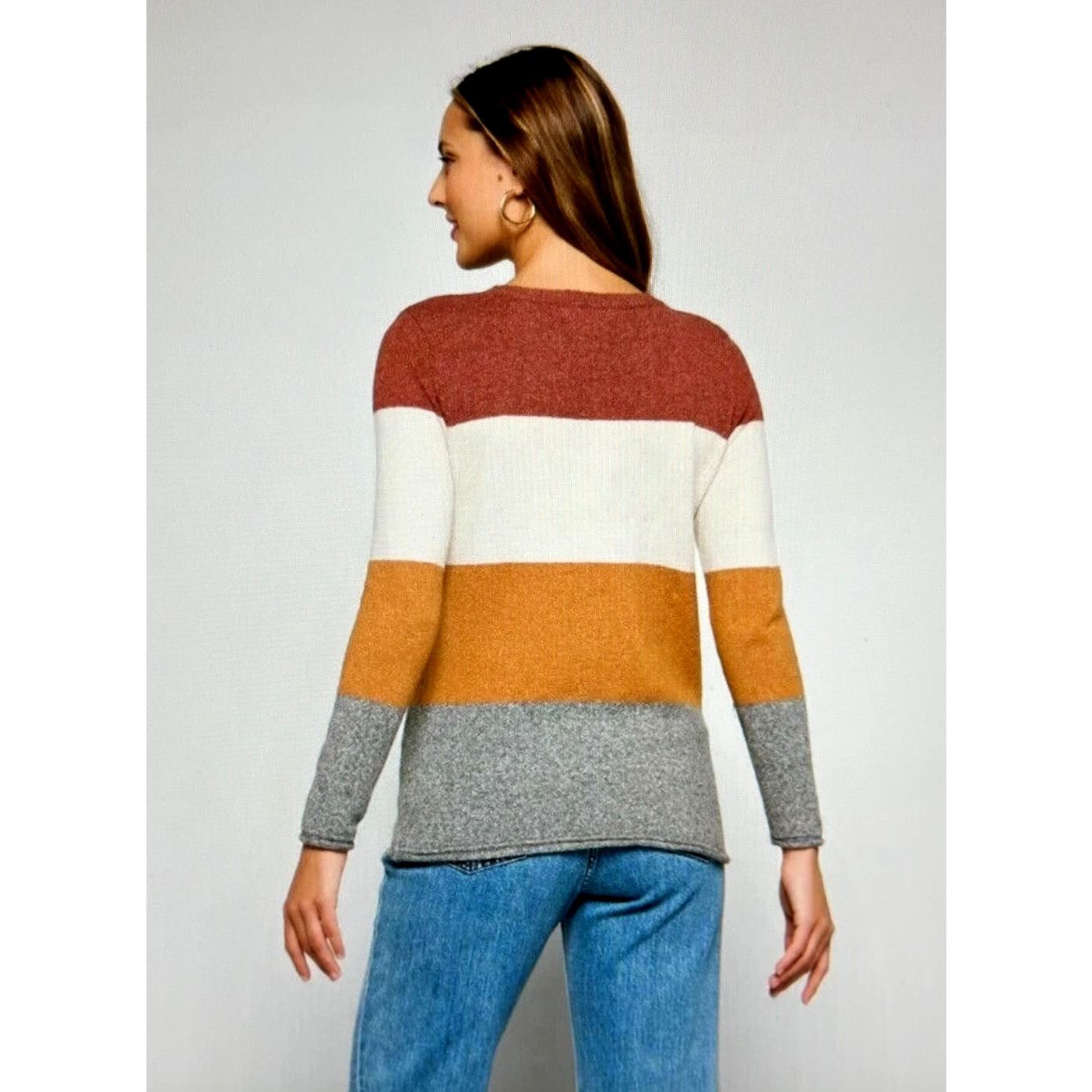 Other Pinque Gina Crewneck Sweater - Burnt Orange - size L Size L / US 10 / IT 46 - 4 Thumbnail