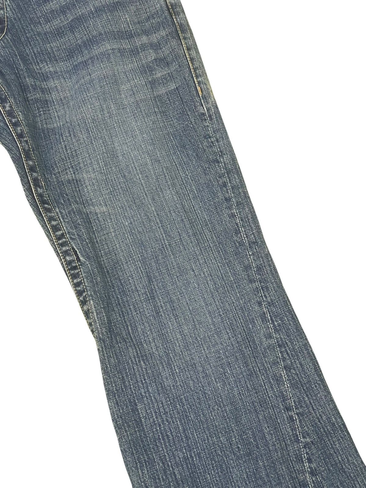 Japanese Brand Flare Jeans Rush Hour Distress Denim Boot Cut 2🟦2 Size US 35 - 7 Thumbnail
