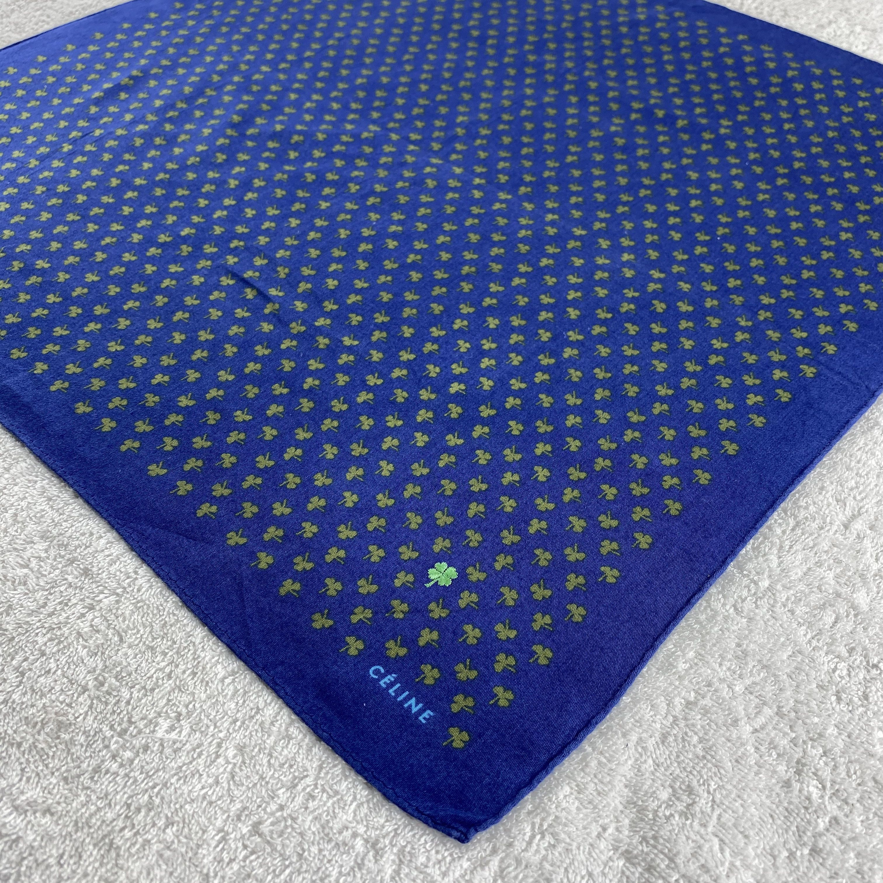 Celine × Vintage Celine Bandana/ Handkerchief / Neckerchief Size ONE SIZE - 4 Thumbnail