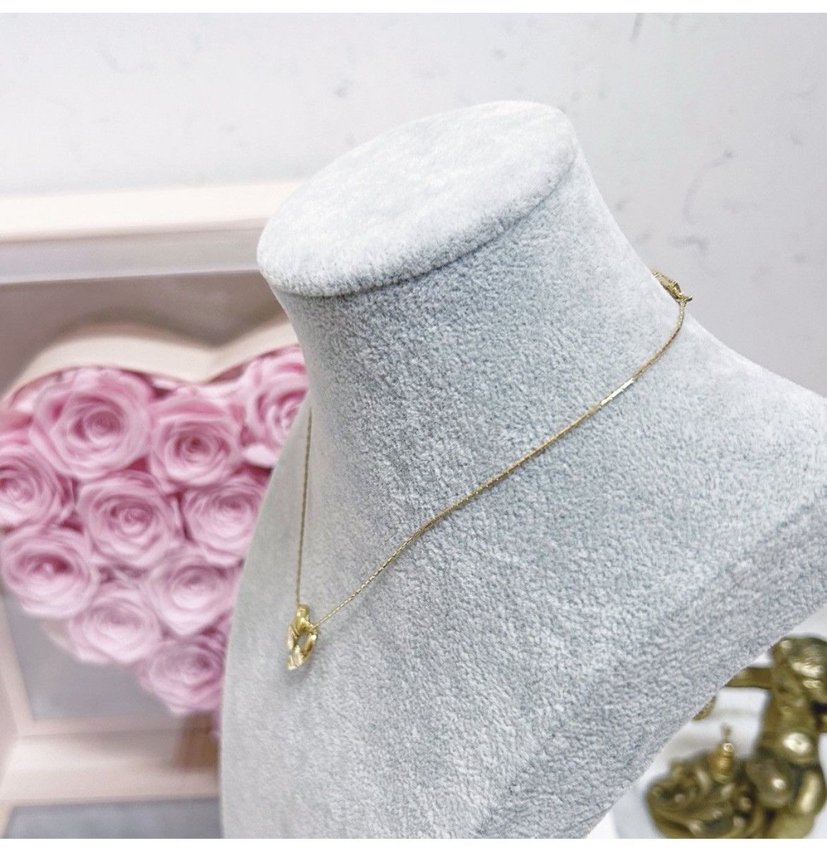 Givenchy Authentic Givenchy Rare Vintage GHeart Gold Vermeil Necklace Size ONE SIZE - 5 Thumbnail