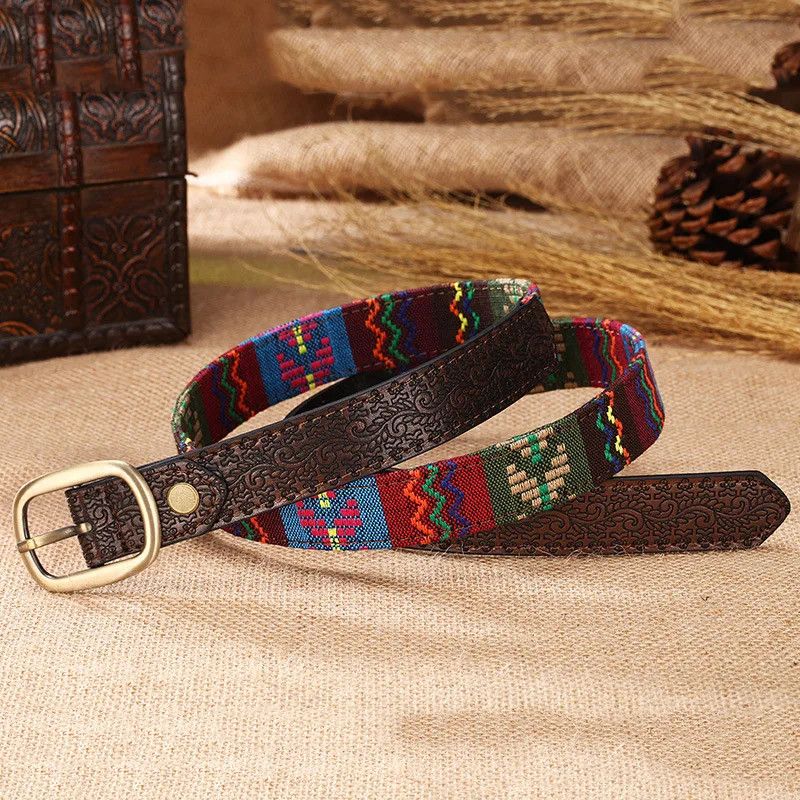 Japanese Brand × Vintage Embroided ethnic classic belt Size ONE SIZE - 1 Thumbnail