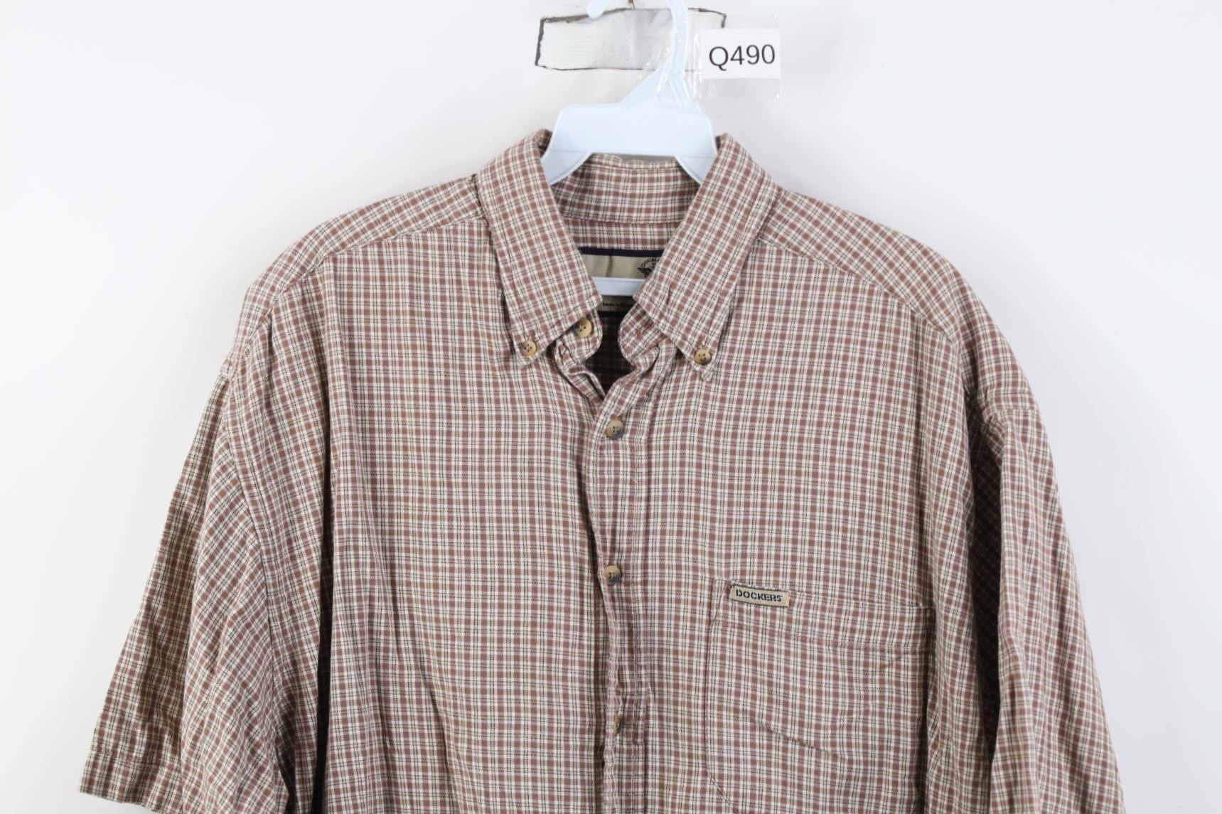 Vintage Vintage 90s Streetwear Flannel Short Sleeve Button Shirt Size US M / EU 48-50 / 2 - 2 Thumbnail