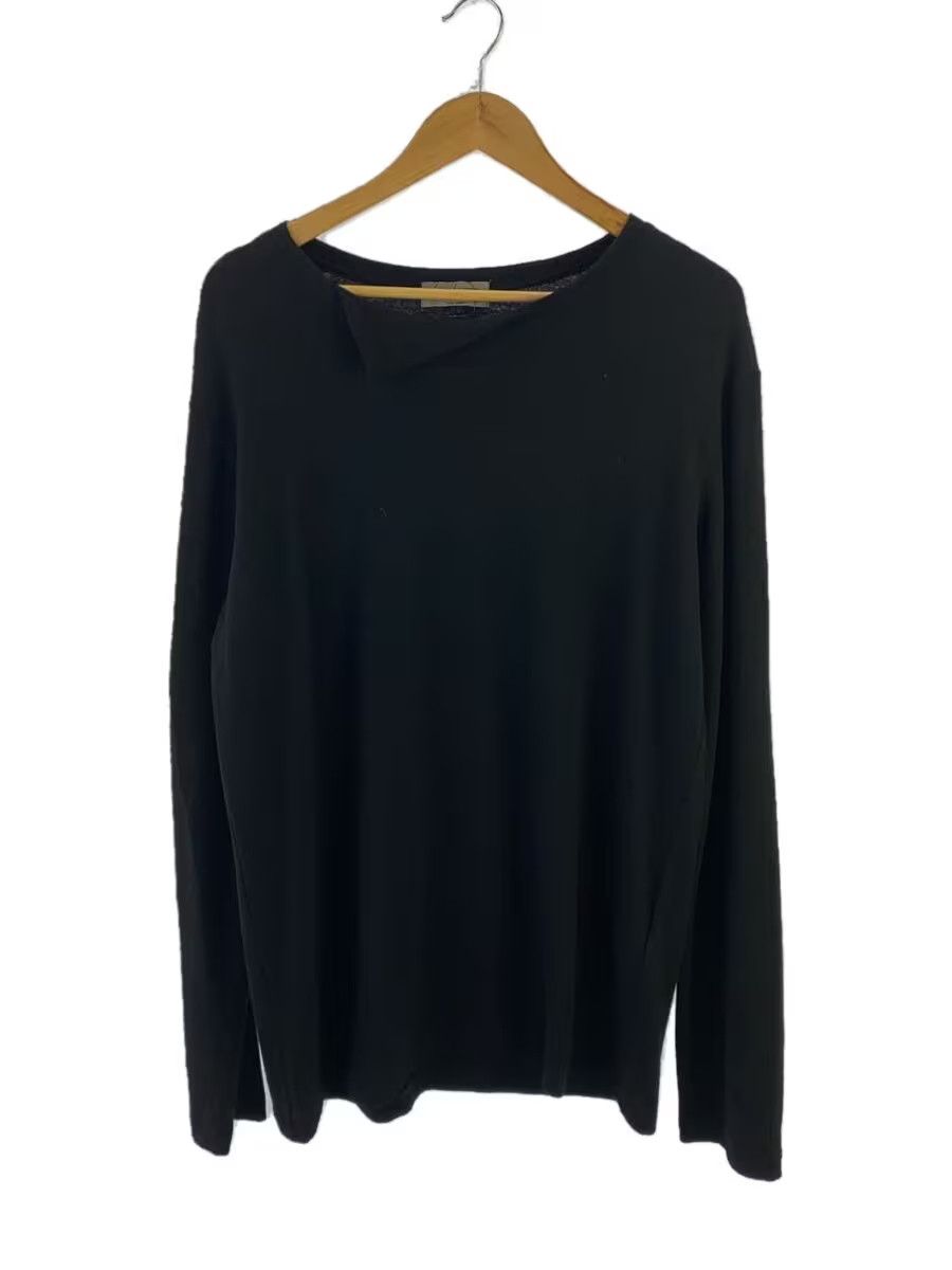 Yohji Yamamoto AW19 Asymmetrical Collar Wool Kit Sweater Size US L / EU 52-54 / 3 - 1 Thumbnail