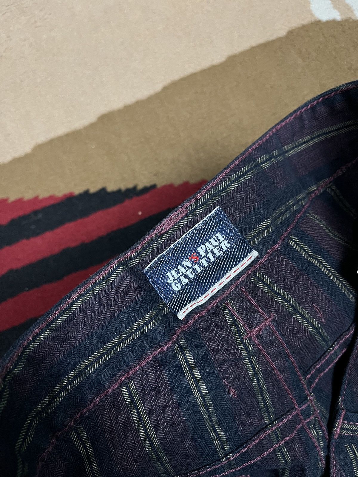 Jean Paul Gaultier Jean’s Paul Gaultier Streep Jeans Pants Size US 30 / EU 46 - 10 Thumbnail
