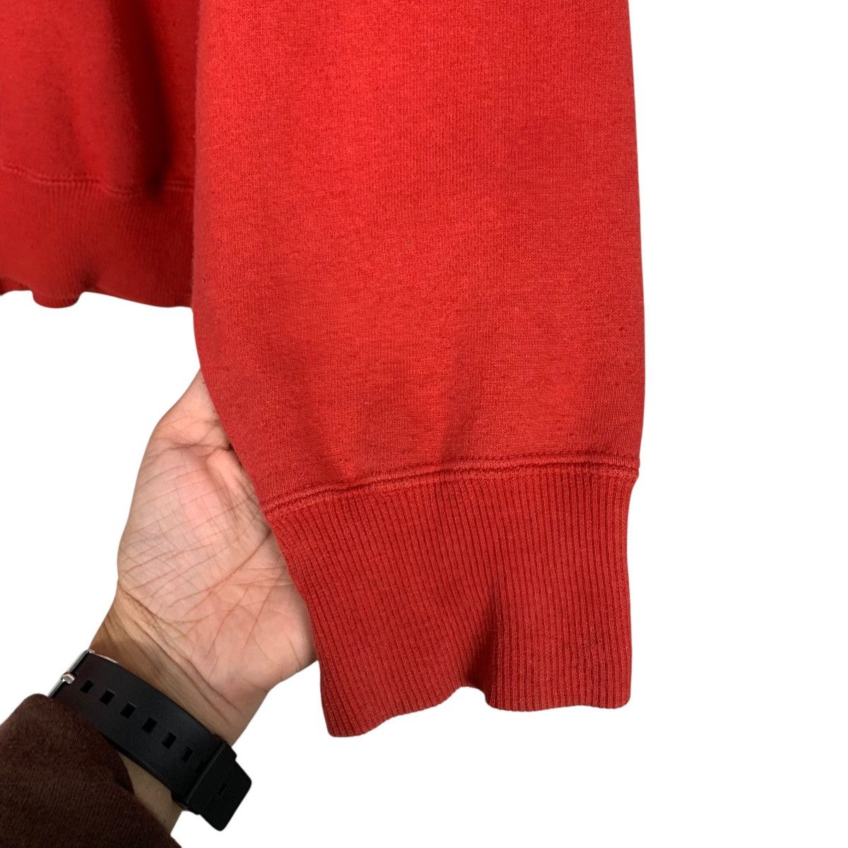 Converse CONVERSE Embroidery Big Logo Crewneck Sweatshirt #1969-C86 Size US L / EU 52-54 / 3 - 9 Thumbnail