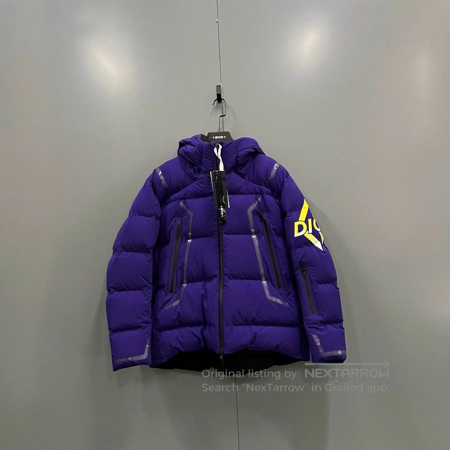 Dior dior purple logo puffer jacket size 54. Size US L / EU 52-54 / 3 - 1 Thumbnail