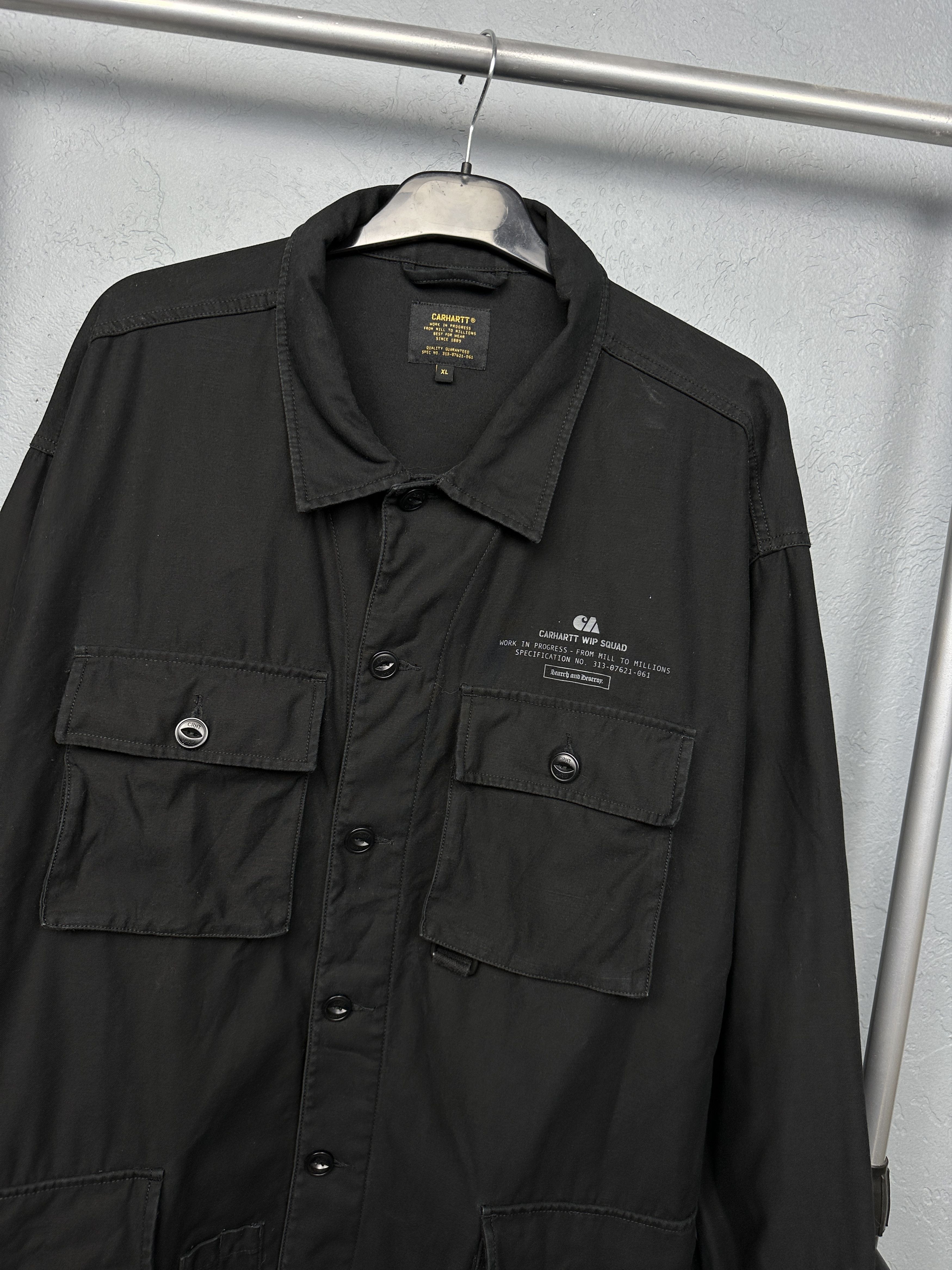 Carhartt Wip Carhartt WIP Utility Shirt Mens Cargo Jacket Size US XL / EU 56 / 4 - 2 Thumbnail