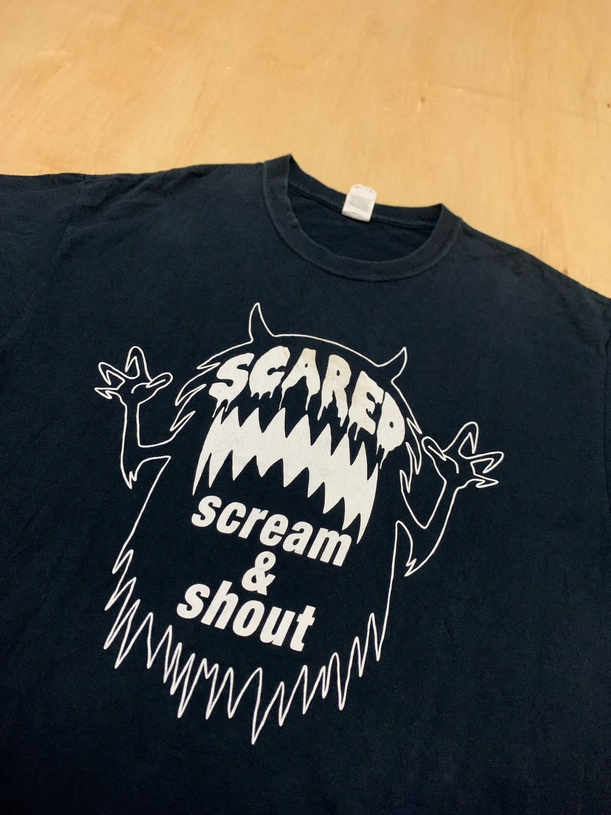 Hysteric Glamour × Japanese Brand Y2k Scared Scream & Shout Tshirt Size US M / EU 48-50 / 2 - 3 Thumbnail