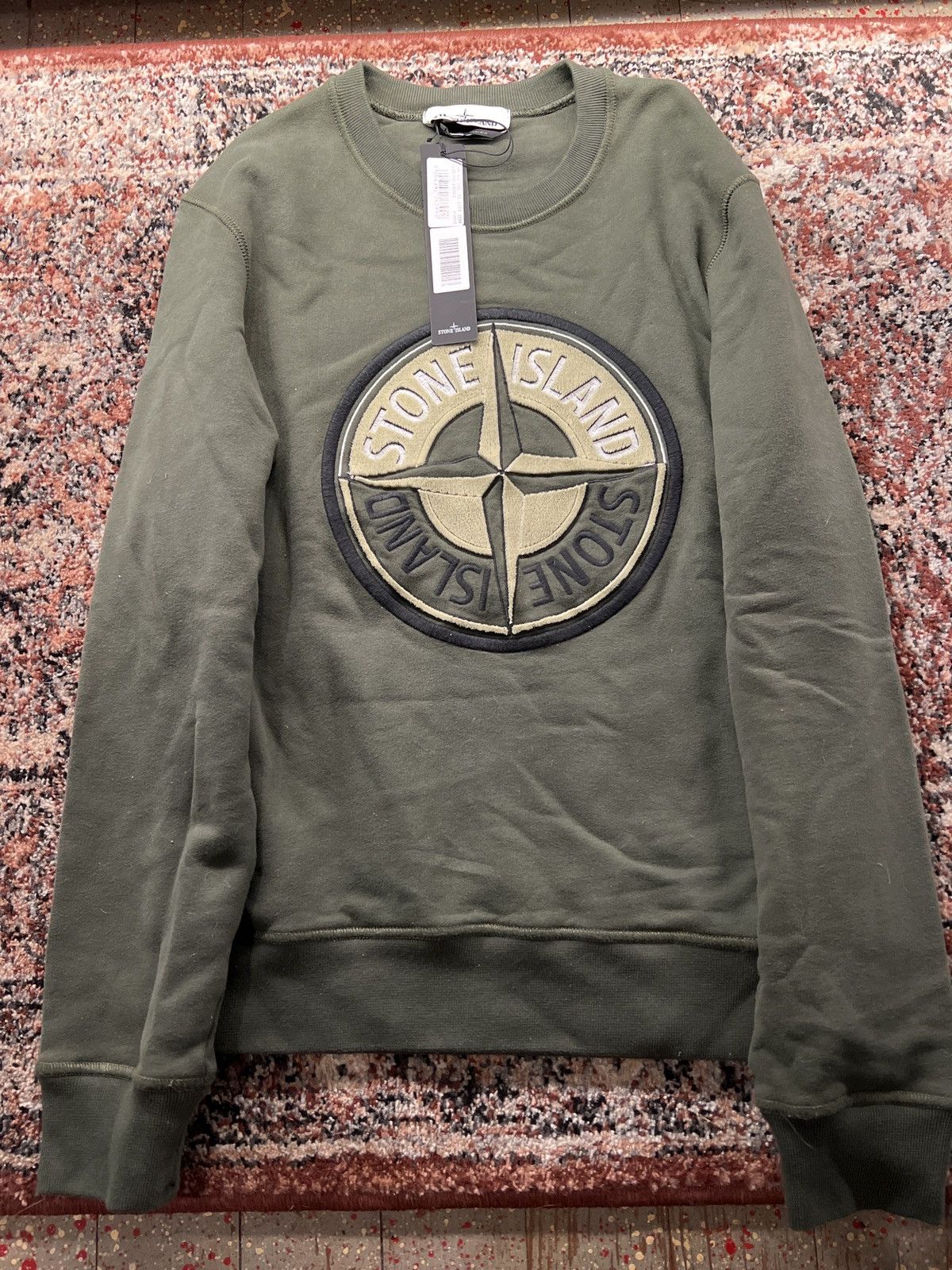 Stone Island NWT Embroidered Stone Island Sweatshirt Size US S / EU 44-46 / 1 - 1 Thumbnail