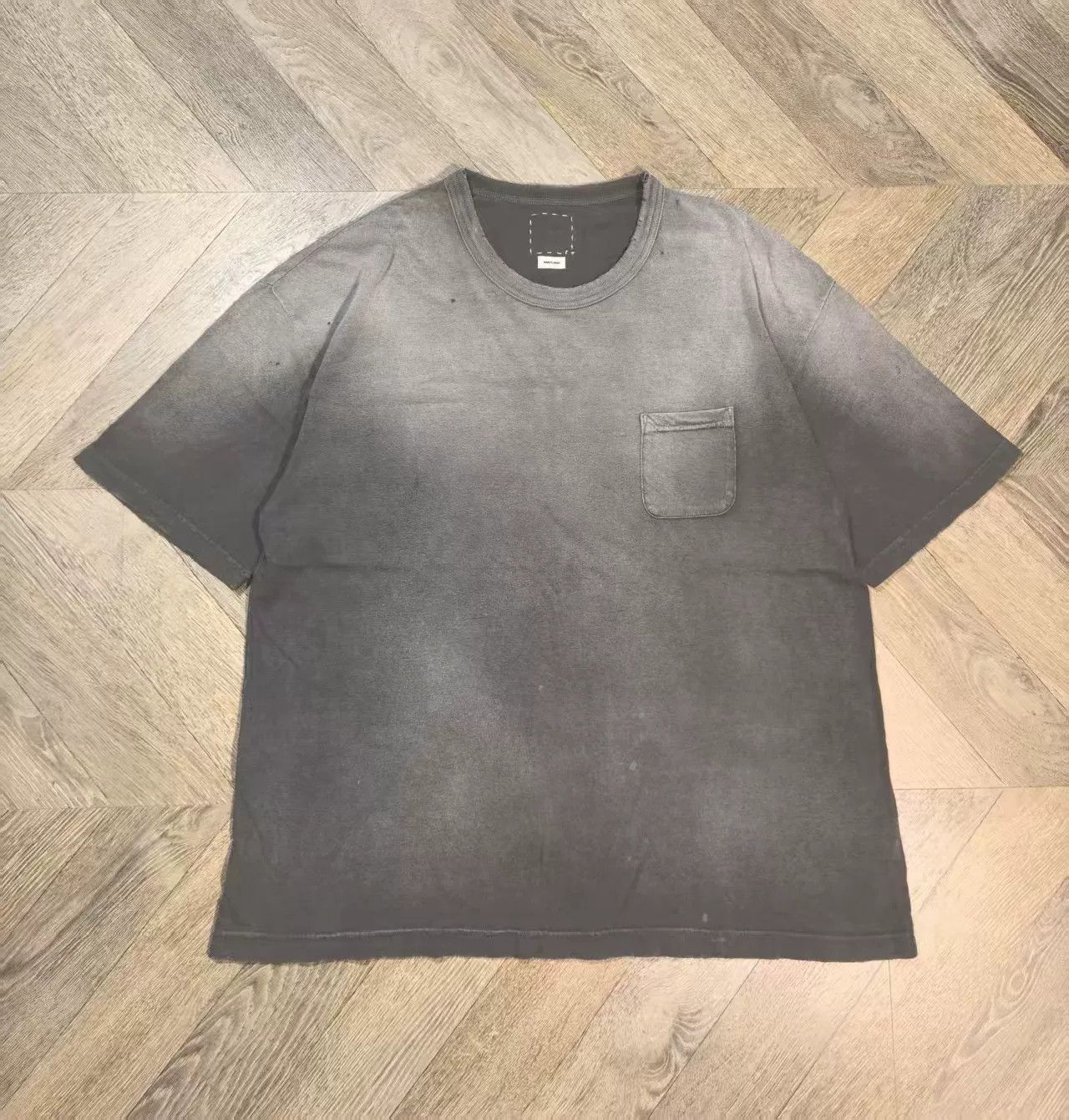 Visvim visvim jumbo tee in washed charcoal gray Size US XXL / EU 58 / 5 - 1 Thumbnail
