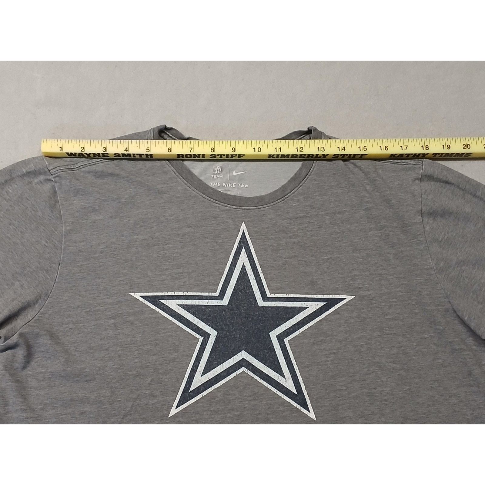 Nike Nike Tee (XL) Men's Gray Faded Dallas Cowboys Dri-Fit Shirt Size US XL / EU 56 / 4 - 4 Thumbnail
