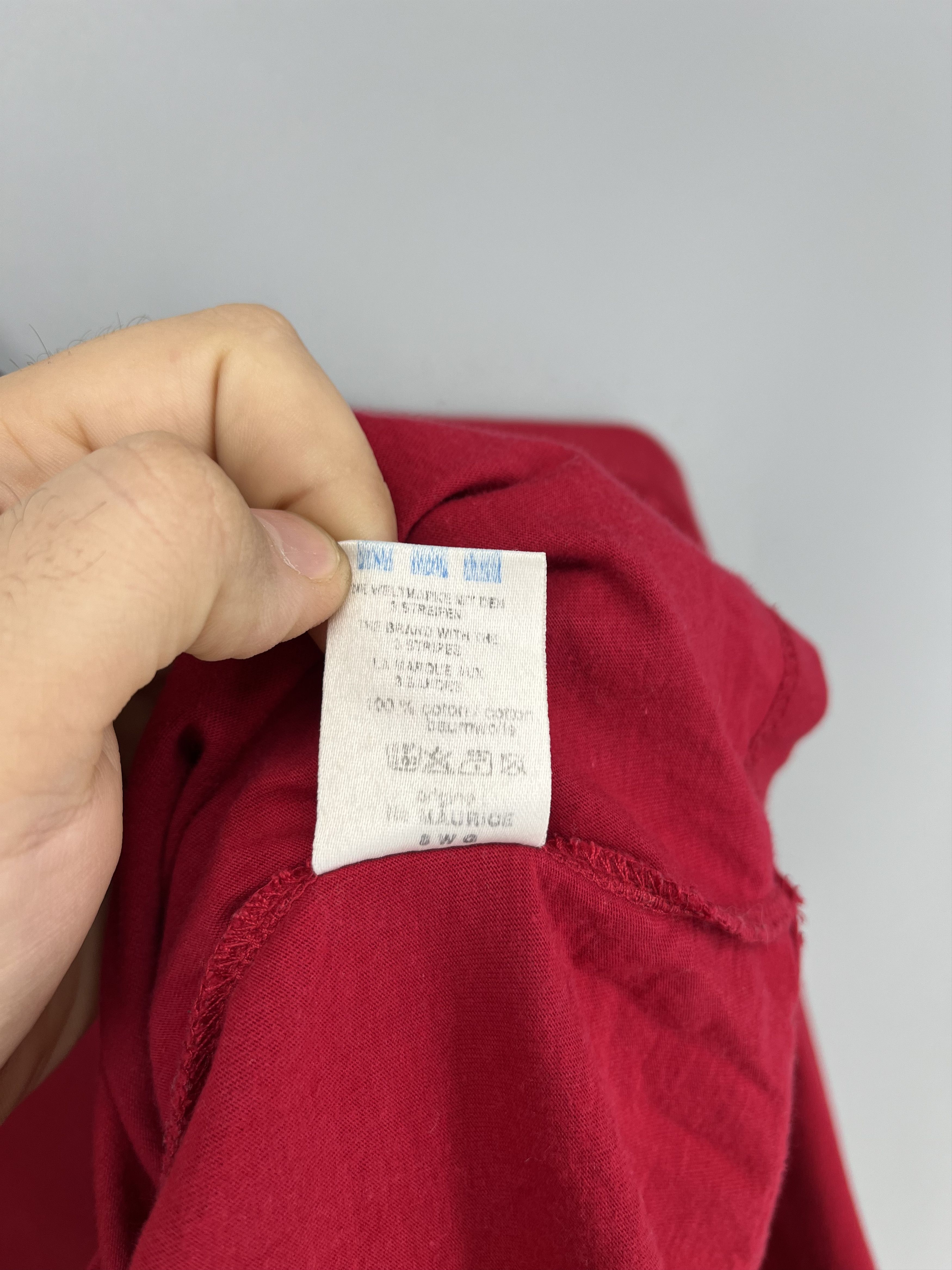 Adidas Vintage 90s Adidas T-Shirt – Red Trefoil Running Graphic Tee Size US M / EU 48-50 / 2 - 11 Thumbnail