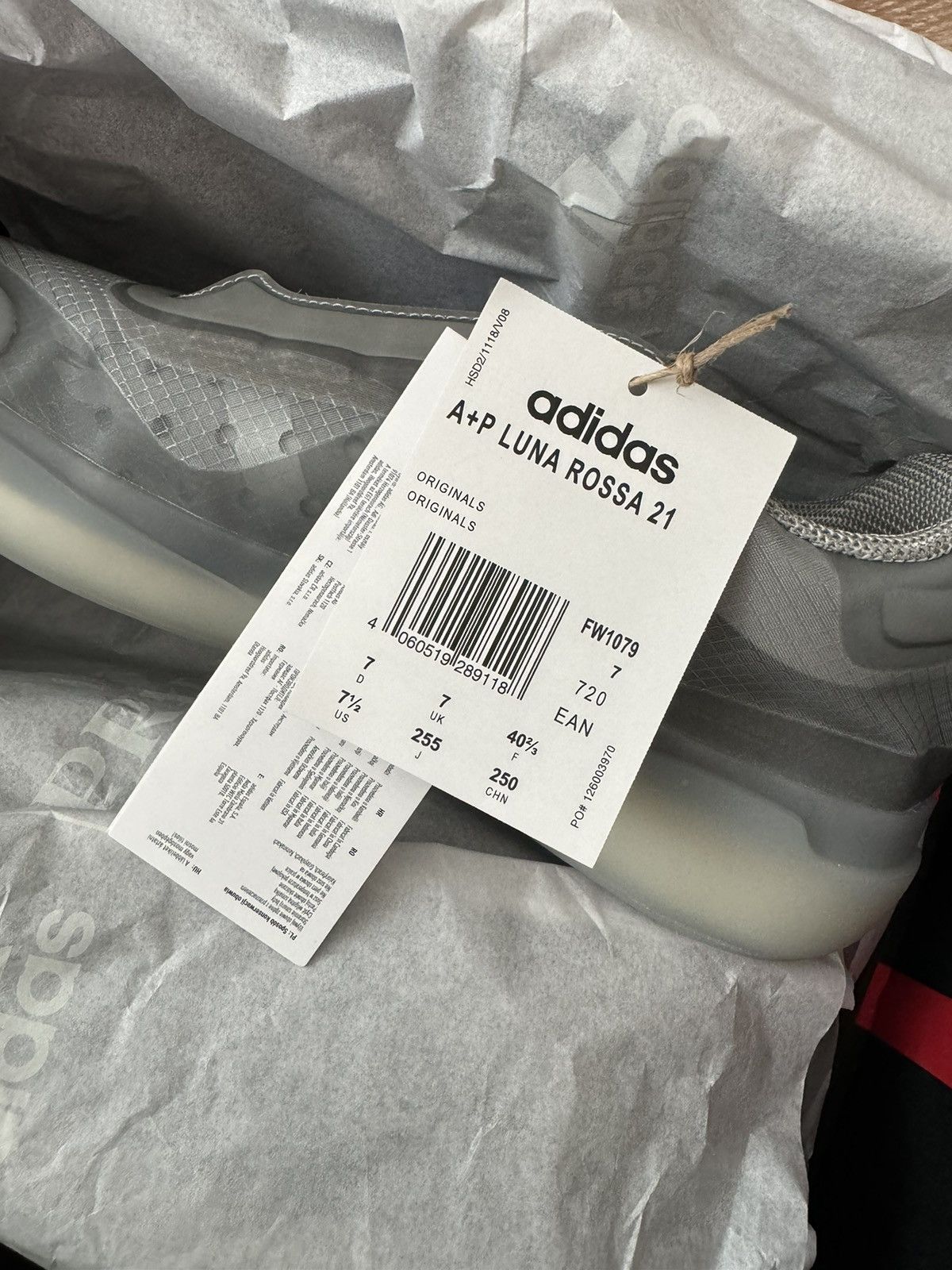 Adidas × Prada 690$ Adidas x Prada Luna Rossa Gunmetal Grey Size US 7.5 / EU 40-41 - 9 Thumbnail