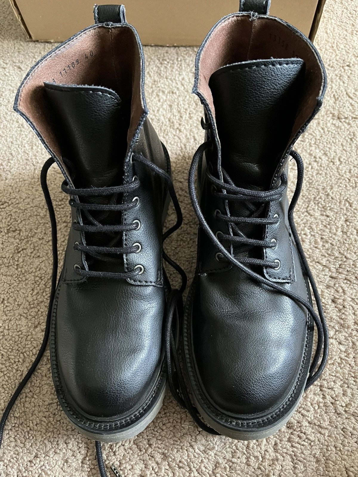 Ground Cover Ground cover Cactus leather work boots Size US 8 / EU 41 - 4 Thumbnail