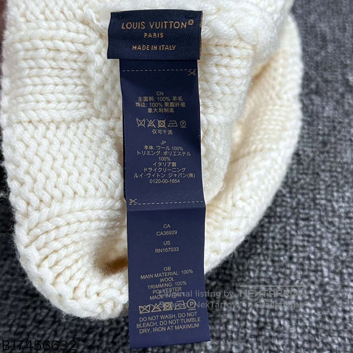 Louis Vuitton louis vuitton checkered cold hat. Size ONE SIZE - 4 Thumbnail
