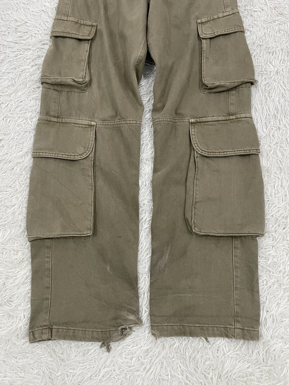 Zara Multi Big Cargo Pockets Zara Baggy Flair Pants Size US 32 / EU 48 - 3 Thumbnail
