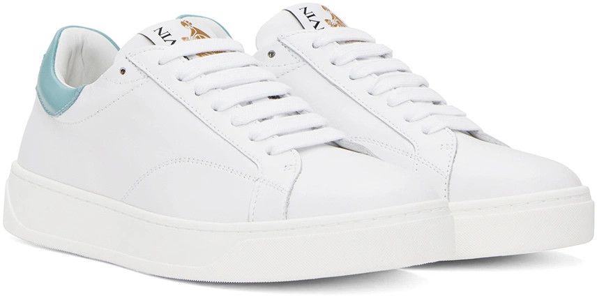 Lanvin o1w1db11124 Dup / Leather Sneakers in White Size US 9 / EU 42 - 4 Thumbnail