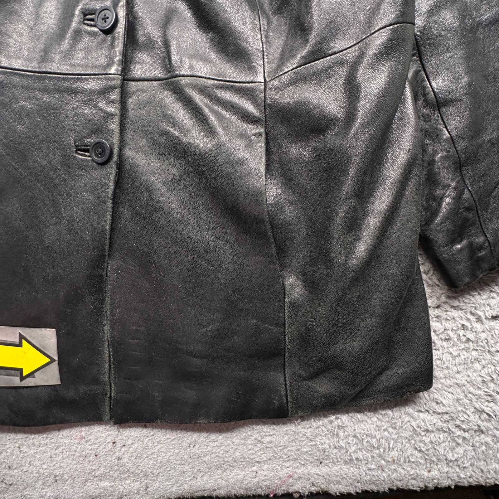 Alfani Vintage Alfani Woman Lamb Leather Coat Womens 2X Black Size XXL / US 16-18 / IT 52-54 - 10 Thumbnail