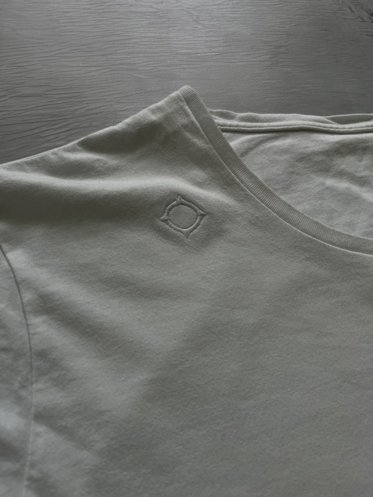 MA.STRUM MA.STRUM Vintage Basic White T-Shirt Streetwear Size US L / EU 52-54 / 3 - 3 Thumbnail