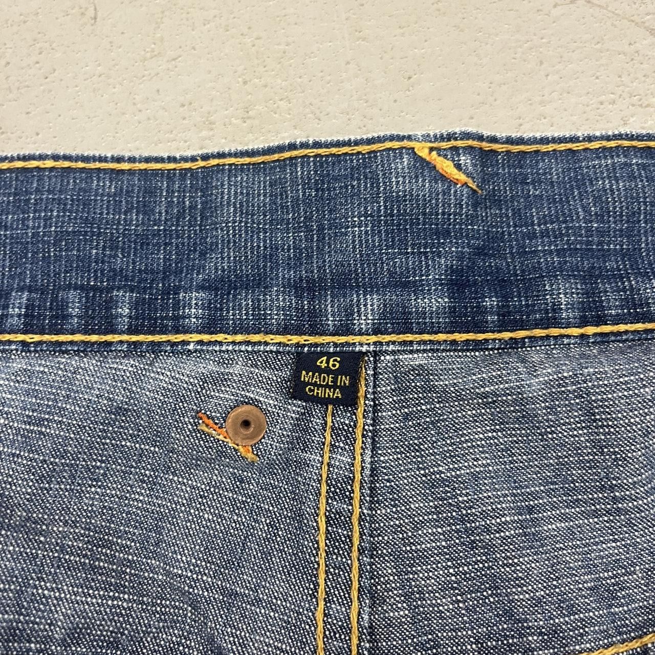 Karl Kani VTG Y2K Karl Kani Cyber Grunge Super Baggy Jean Shorts 46 Size US 44 / EU 60 - 3 Thumbnail