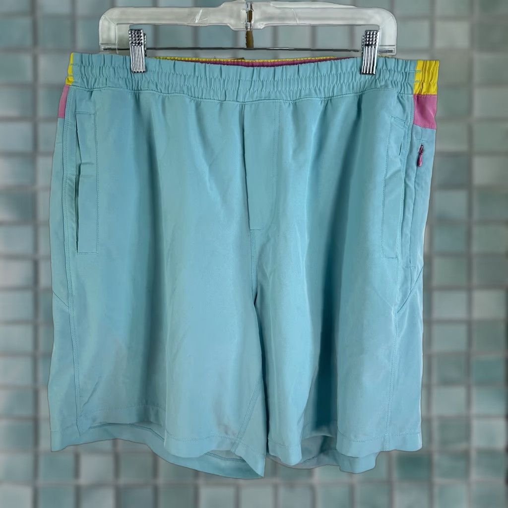 Vintage Birddogs Shorts Mens 2L BoomStick Classic Lined Turquoise Gym Shorts Running Gym Shirt? Size US 39 - 1 Thumbnail