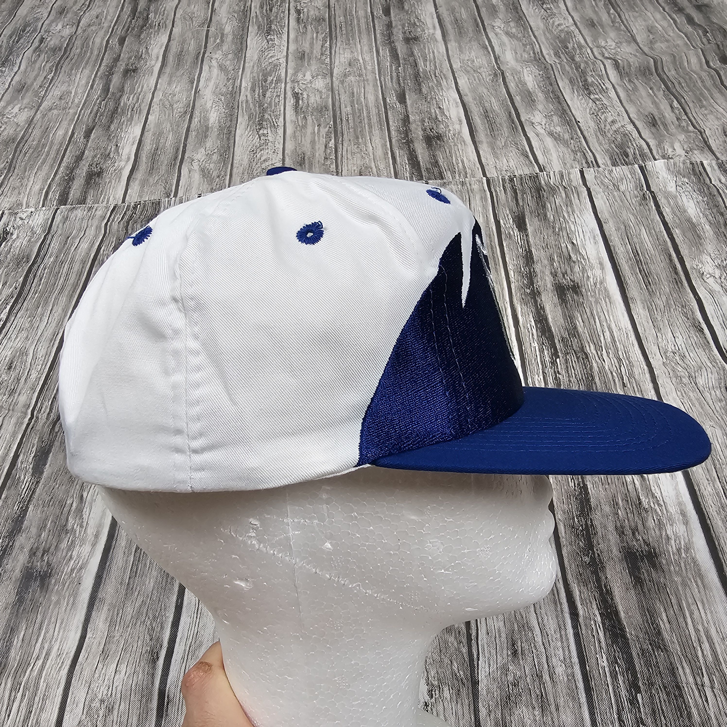 Logo 7 Vintage 90s Logo 7 Hartford Whalers SHARKTOOTH Snapback Hat Size ONE SIZE - 4 Thumbnail
