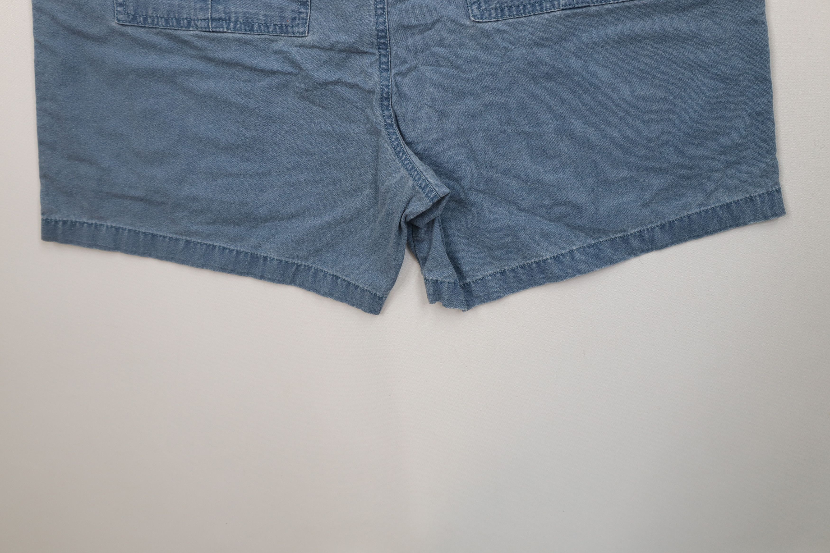 Vintage Vintage 90s Streetwear Above Knee Canvas Cargo Shorts Size US 38 / EU 54 - 10 Thumbnail