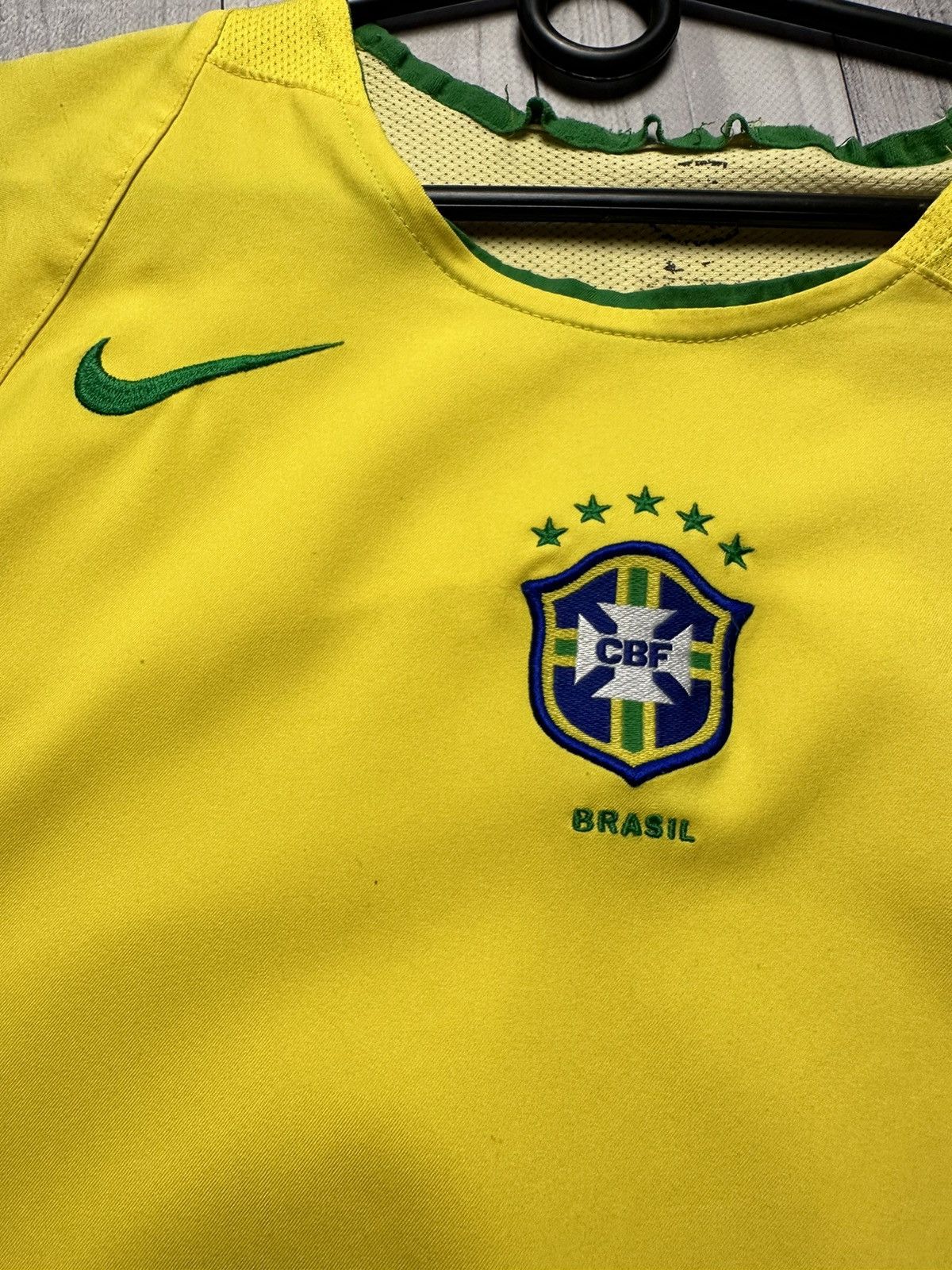 Nike × Vintage Vintage Brazil soccer jersey size L total 90 logo Brasil Size US L / EU 52-54 / 3 - 6 Thumbnail