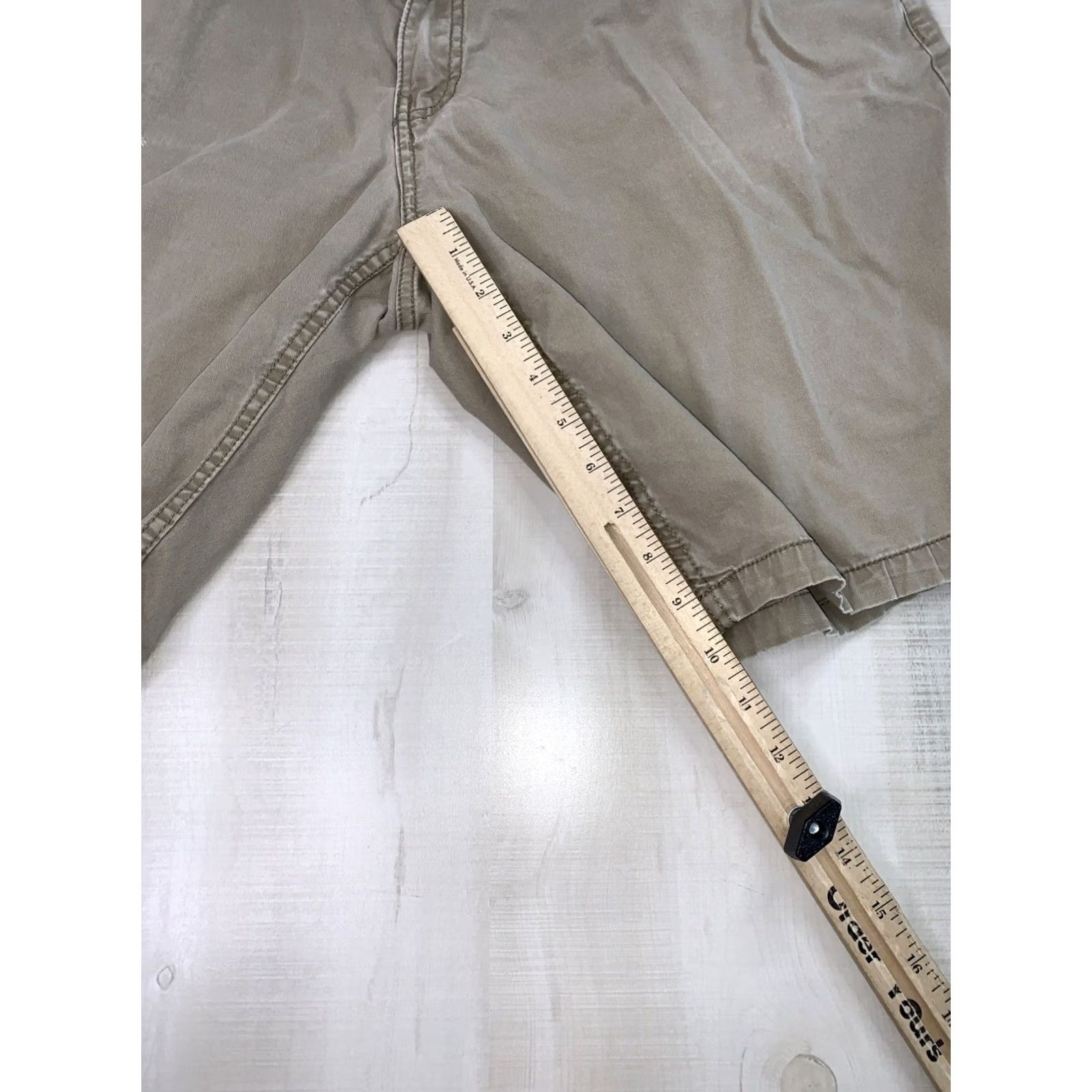 Vintage VINTAGE Free Planet Bermuda Shorts Mens 36 Beige Distressed 90s Size US 36 / EU 52 - 5 Thumbnail