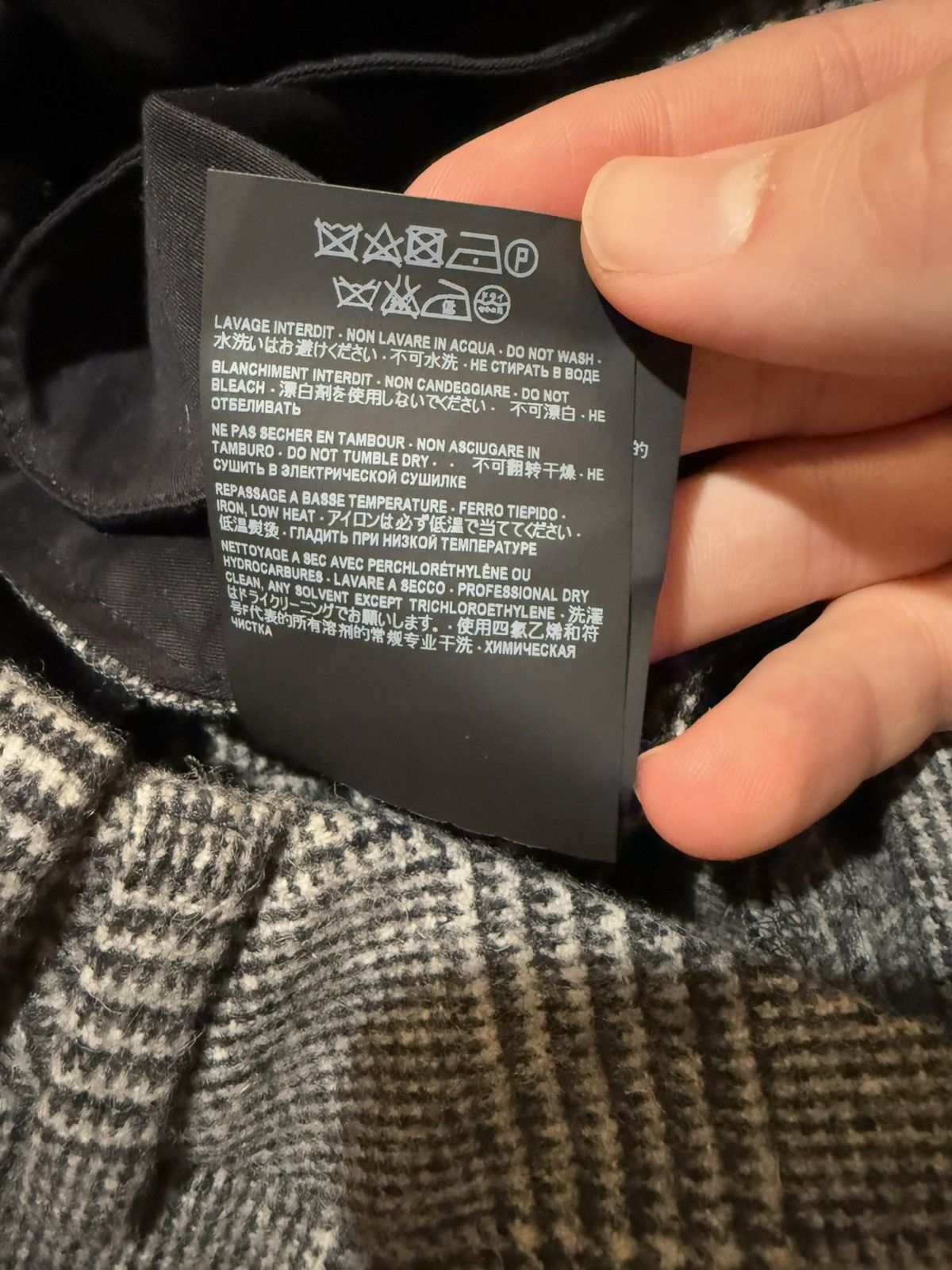 Yves Saint Laurent YSL Plaid Pants Size US 29 - 6 Thumbnail