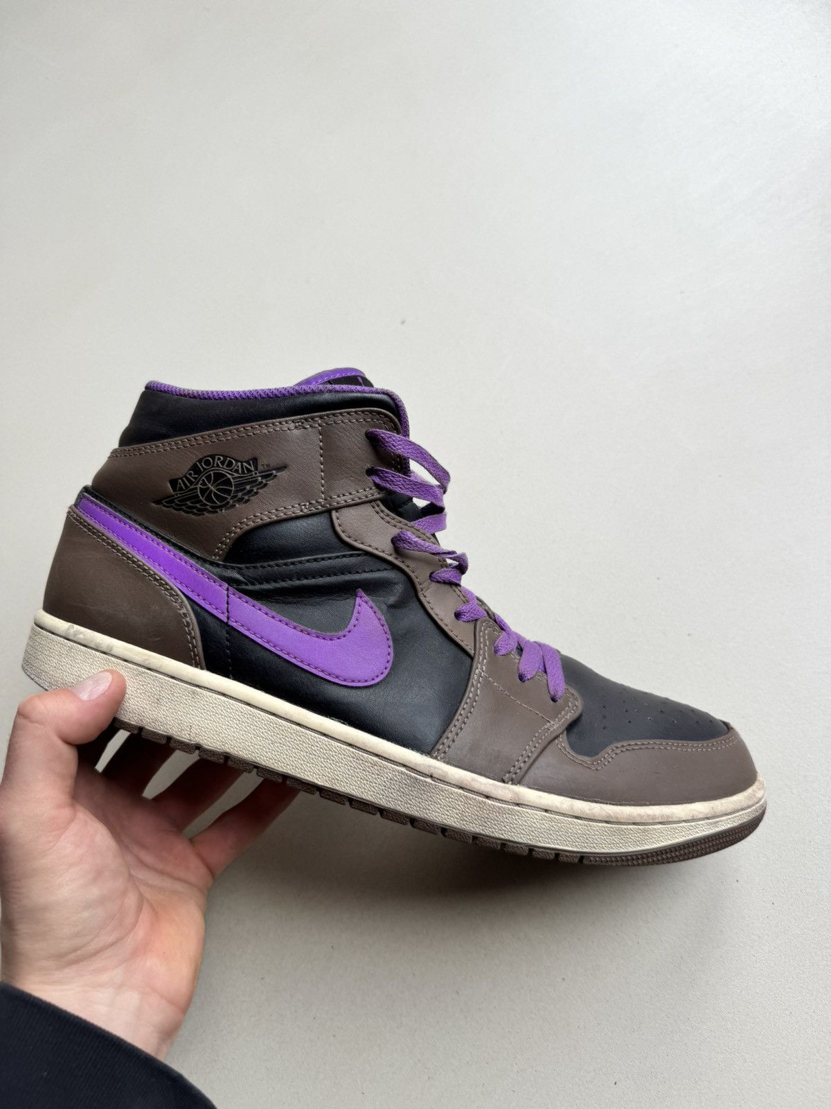 Nike Shoes Air Jordan 1 Mid Retro “Palomino/Purple Mocha” 2024 Jordan Brand Jordan 1 Mid Purple Mocha | Grailed main image 3