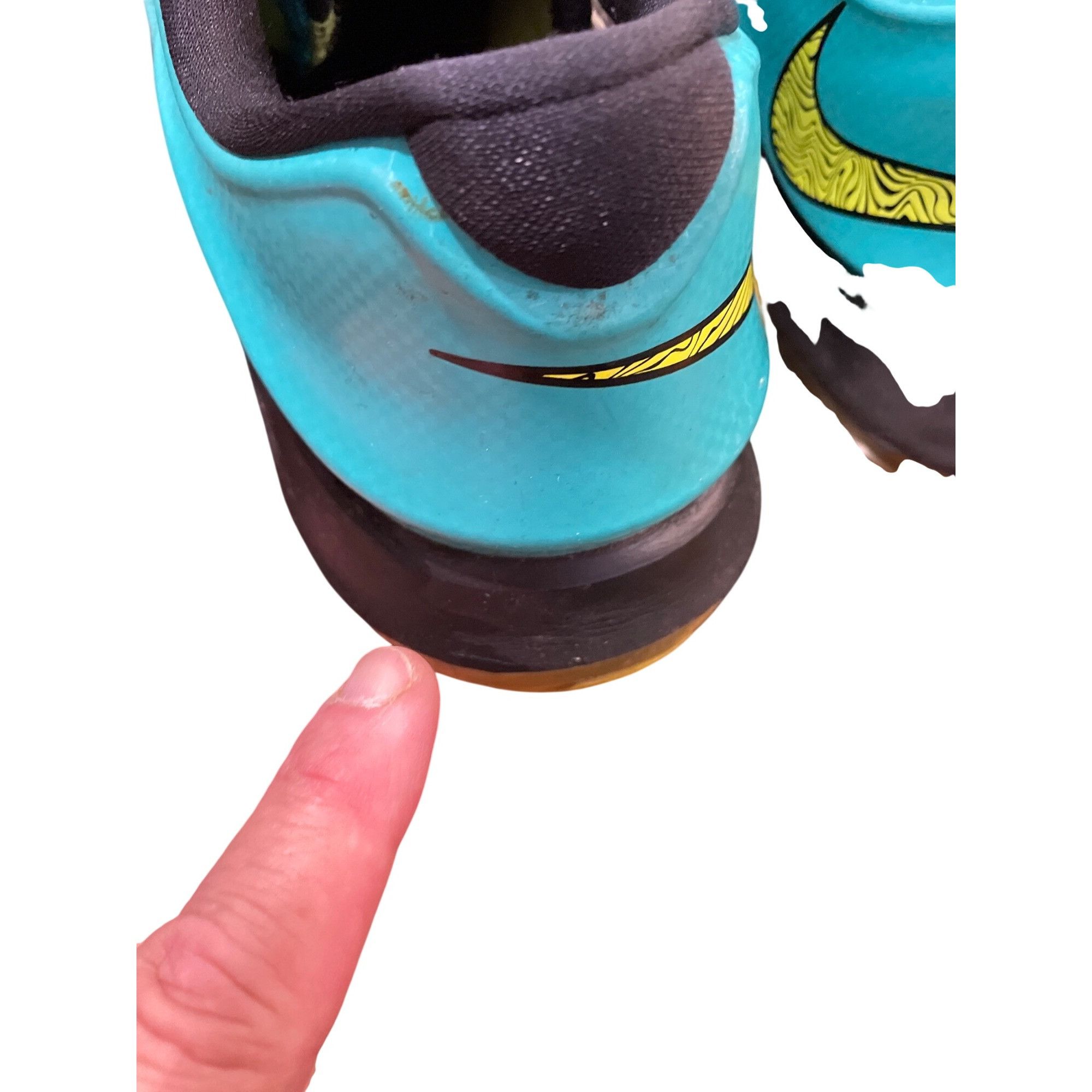 Nike Nike 653996-370 KD 7 Uprising teal volt mens low bb sneakers Size US 12 / EU 45 - 14 Thumbnail