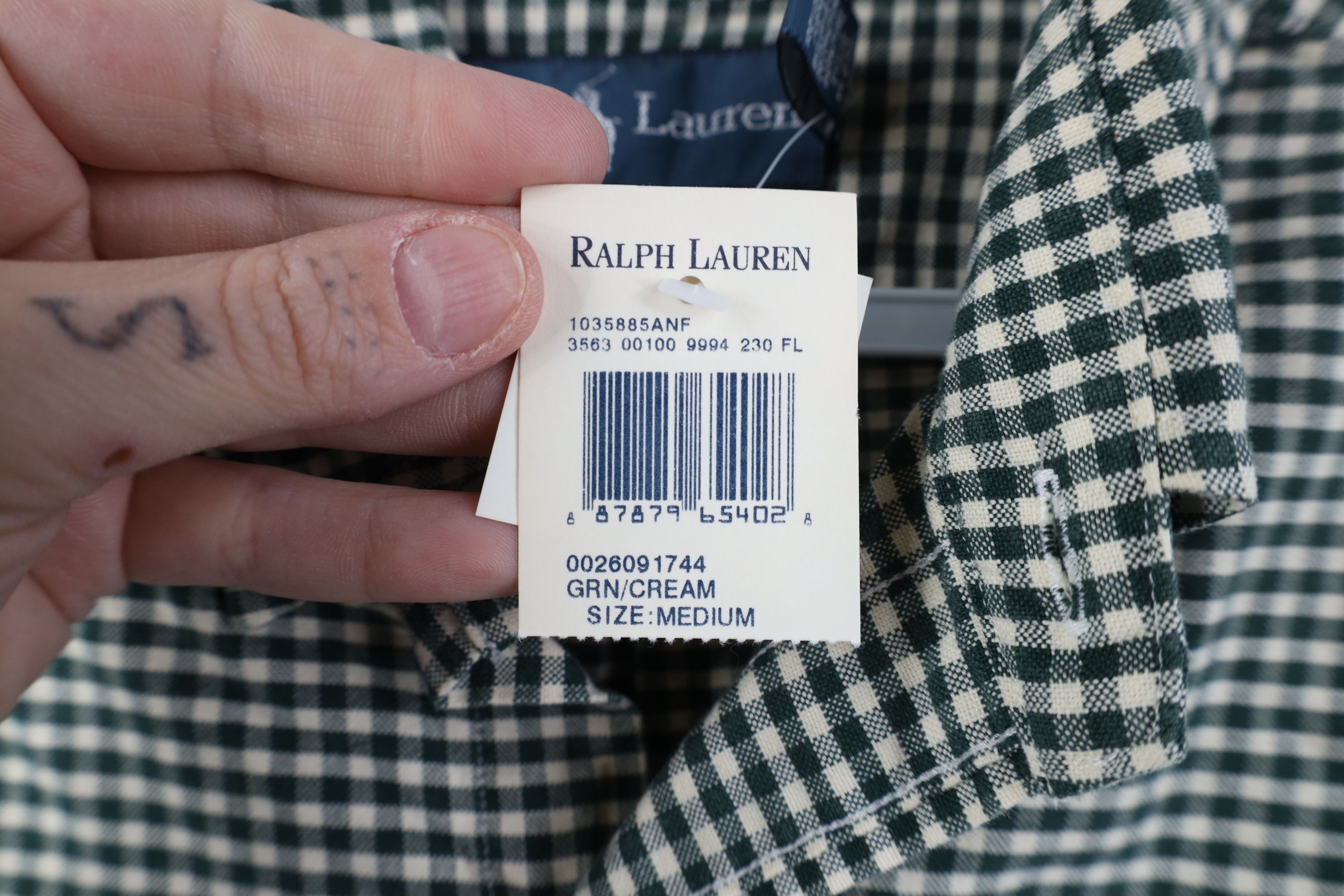 Polo Ralph Lauren Deadstock Vintage 90s Y2K Ralph Lauren Button Down Shirt Size US M / EU 48-50 / 2 - 7 Thumbnail