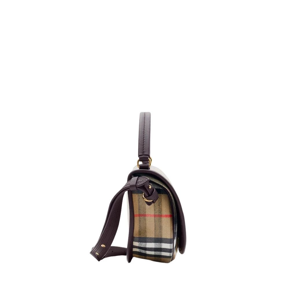 BURBERRY Highlands $1995 Sand Crossbody Bag New & Authentic