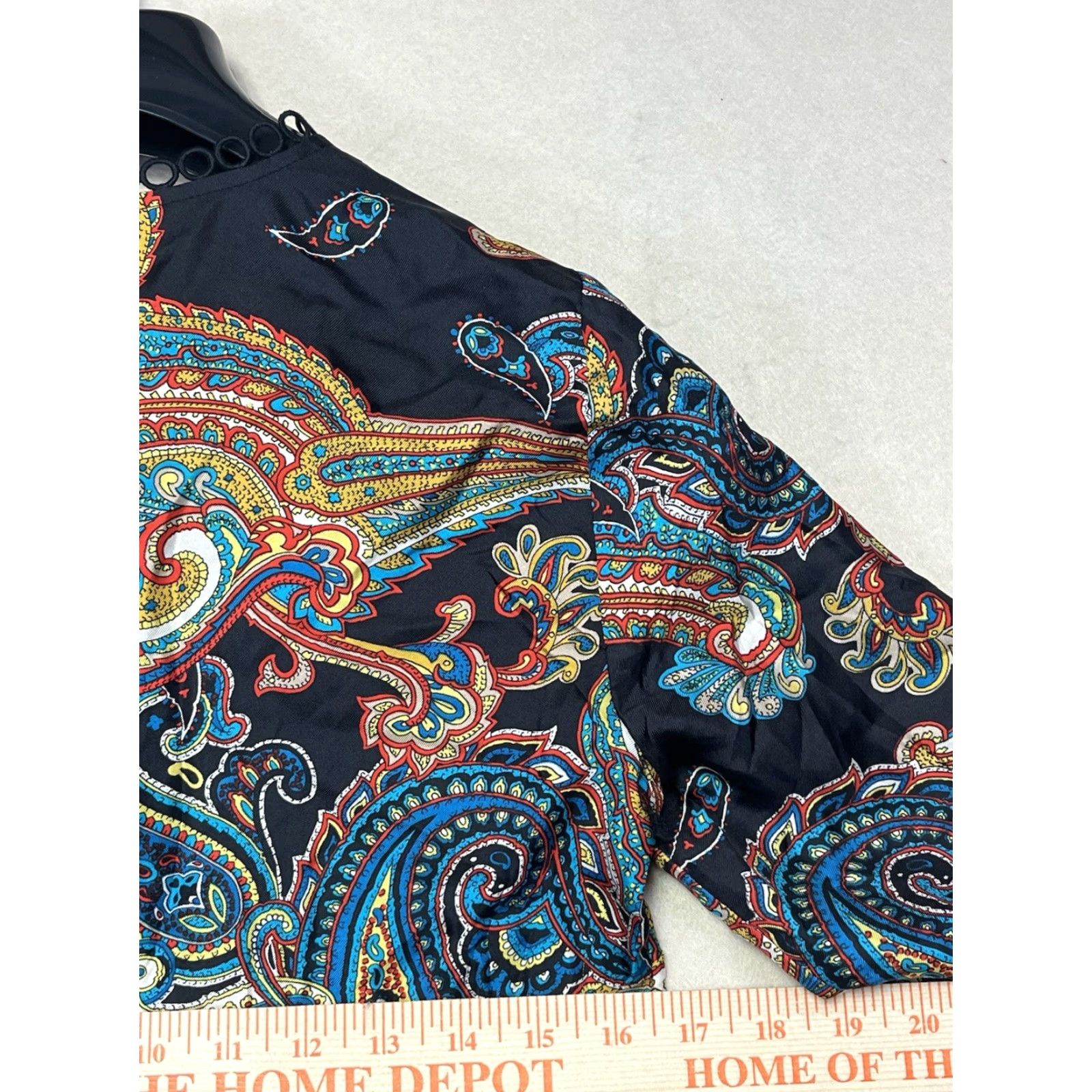 J.Crew J.Crew Blouse Long Sleeve 100% Silk Paisley Multi Women Size 2 Size XS / US 0-2 / IT 36-38 - 3 Thumbnail