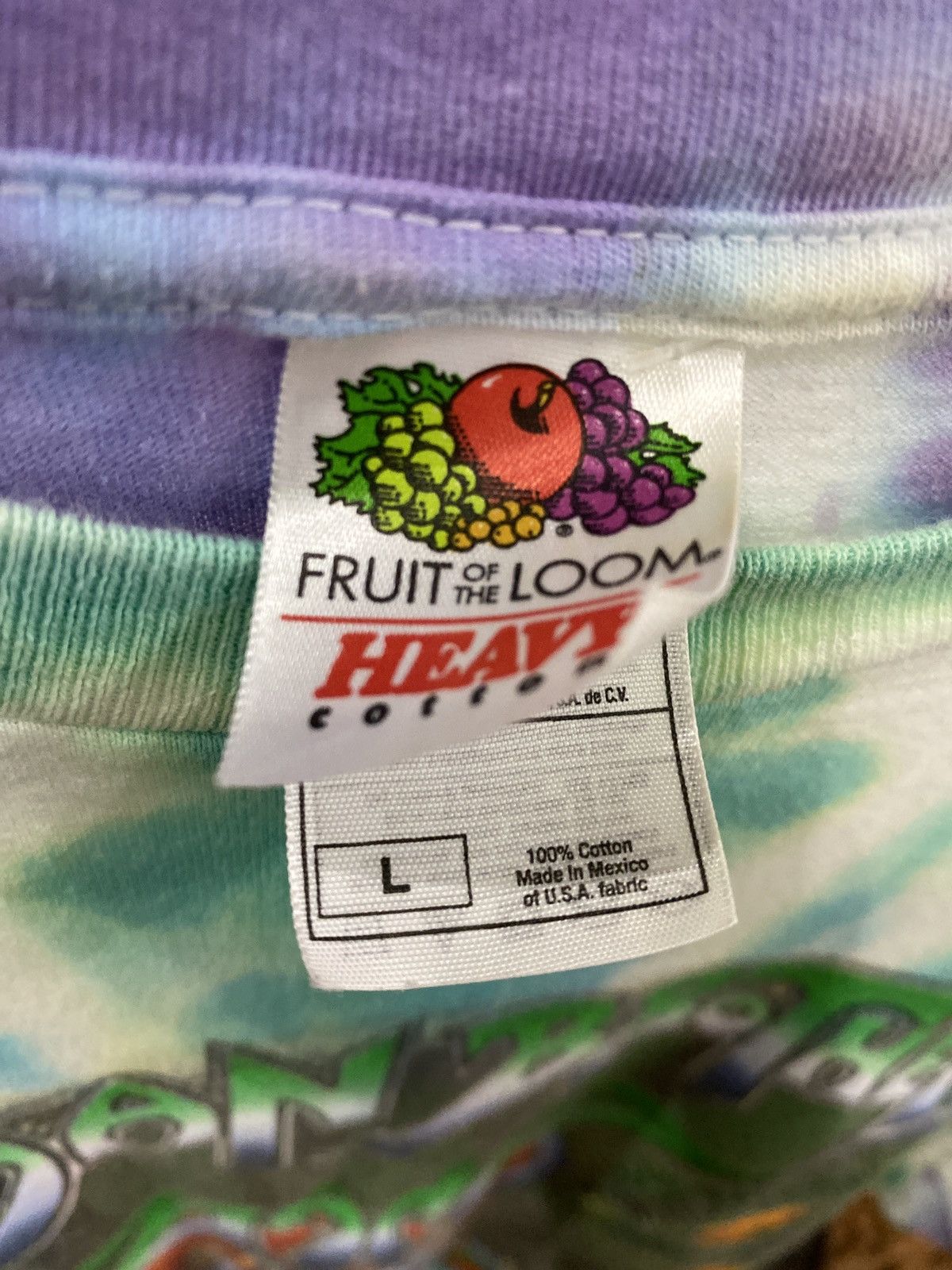 Fruit Of The Loom 08’ Tye-Dye Allman Brothers Band Concert T-Shirt Size US L / EU 52-54 / 3 - 2 Thumbnail