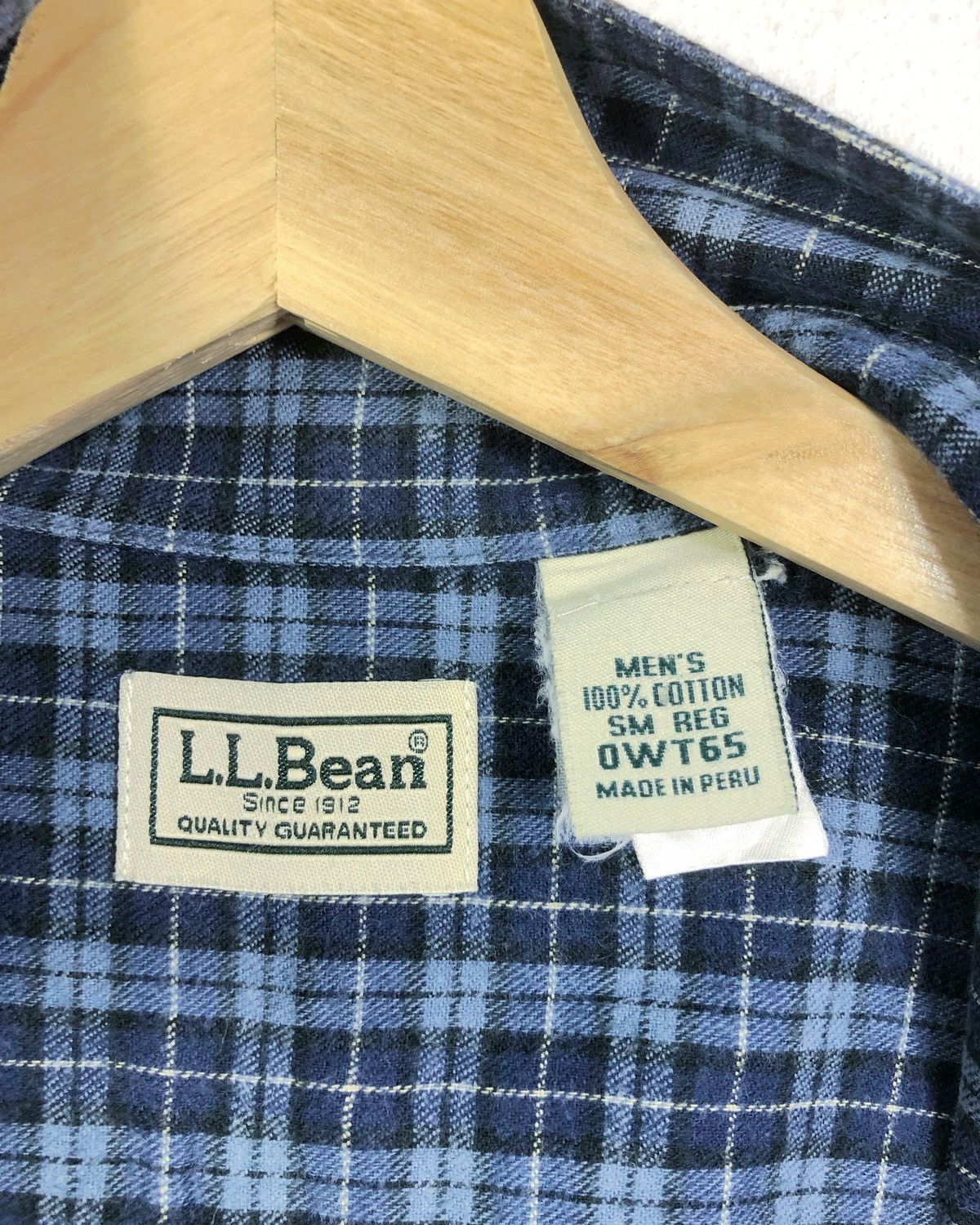 L.L. Bean Rare Vintage L.L. Bean Checkered Button Ups Flannel Shirt Size US S / EU 44-46 / 1 - 8 Thumbnail
