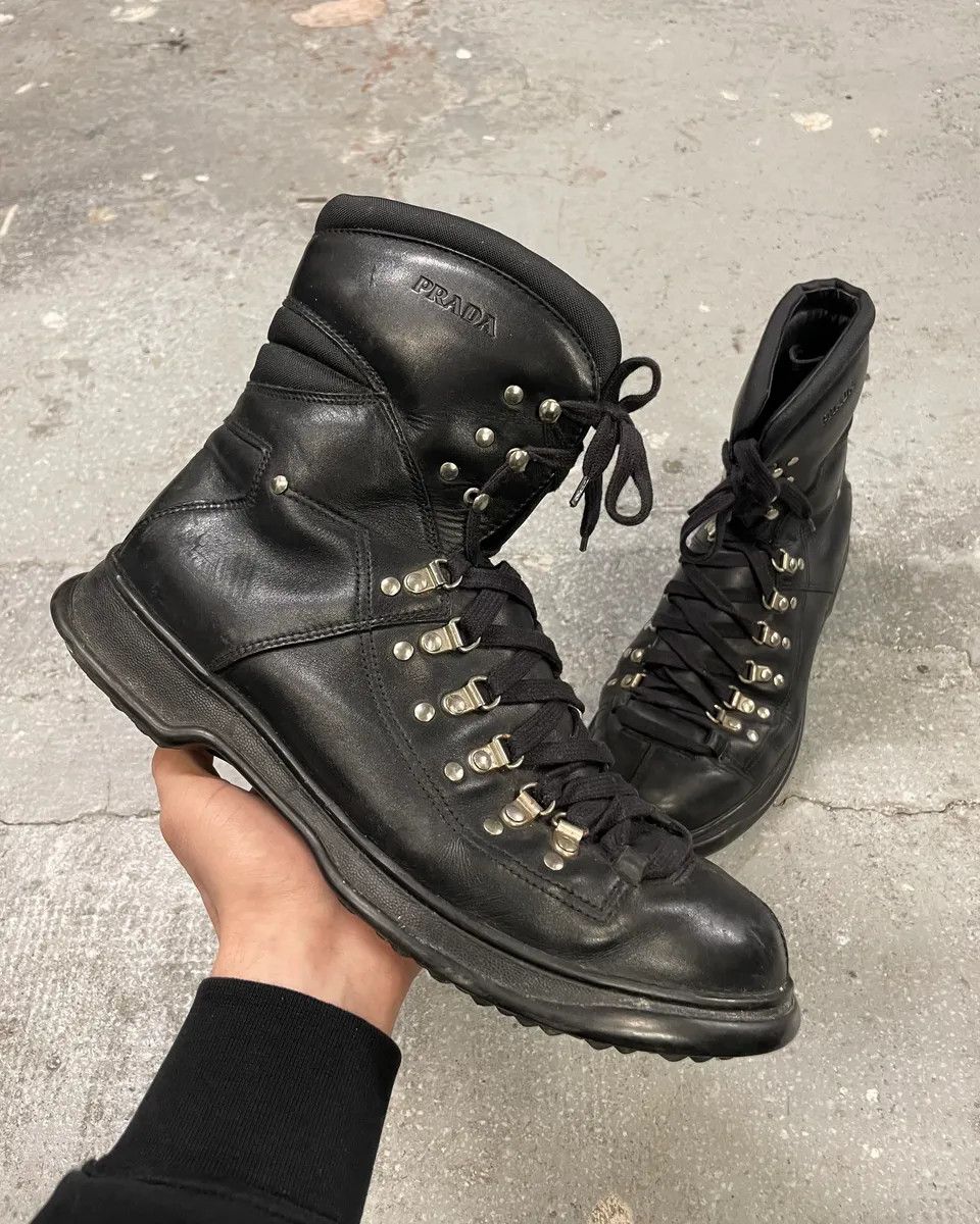 Archival Clothing × Prada × Vintage 2000s Prada Black Ankle 